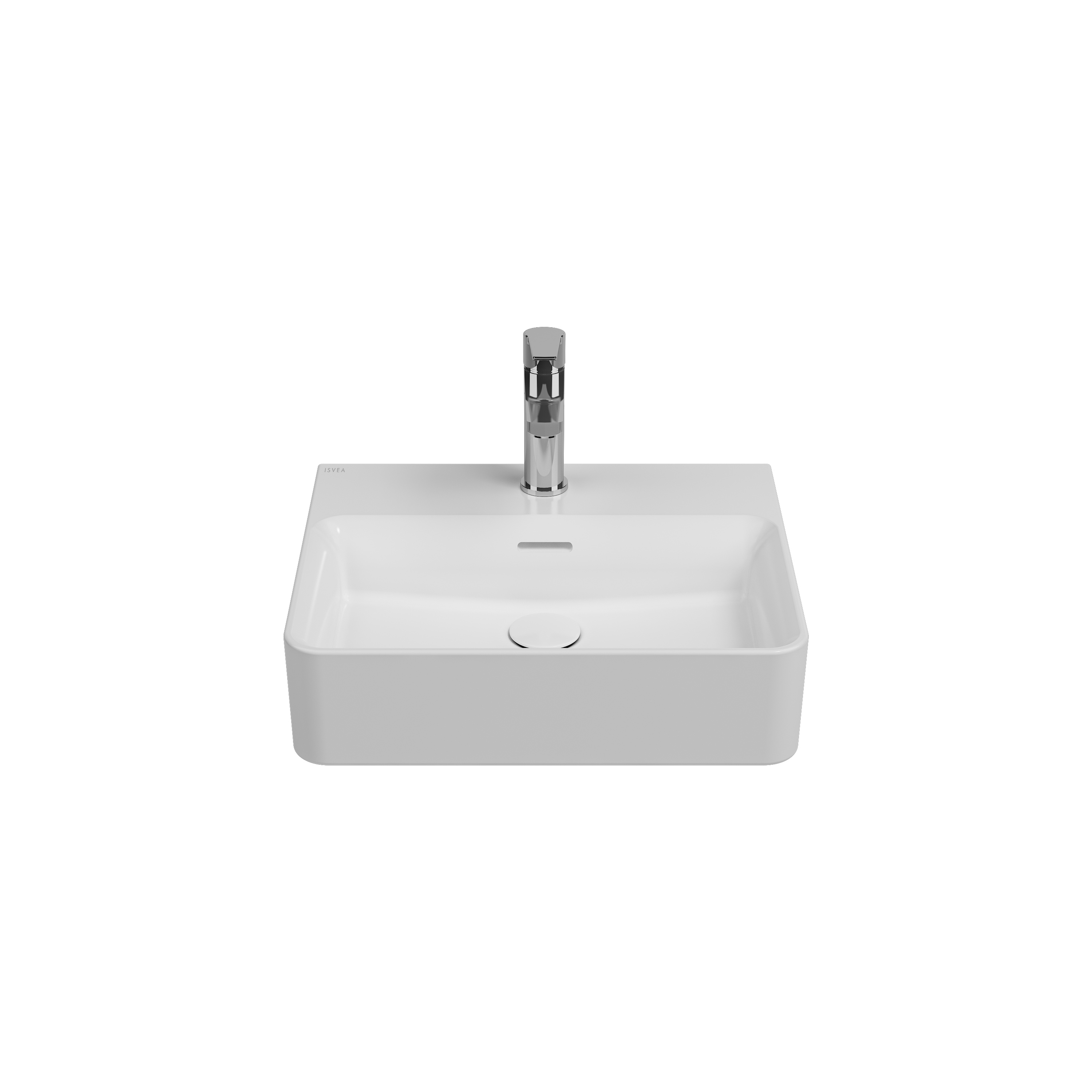 Infinity Counter Top Washbasin 50 cm White