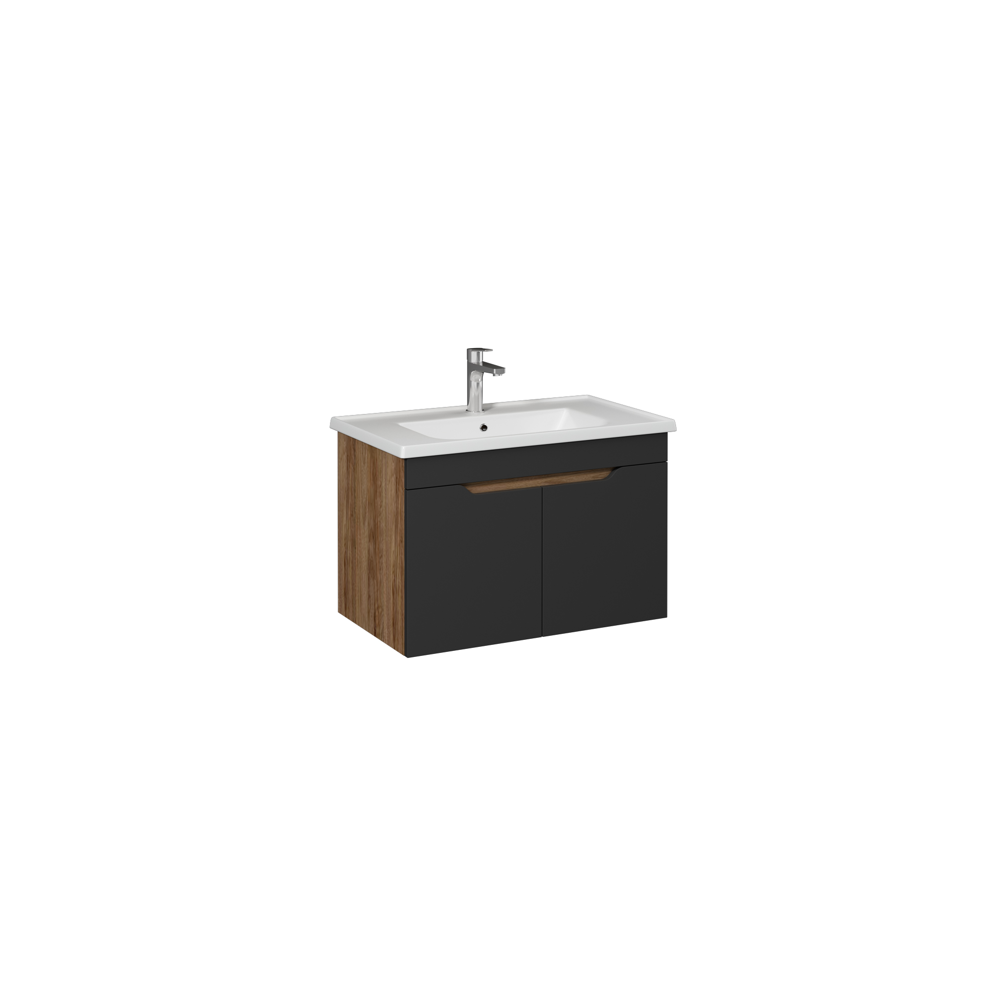 Onda Washbasin Unit 80 cm (10LE50081 included) Amalfi&Anthracite