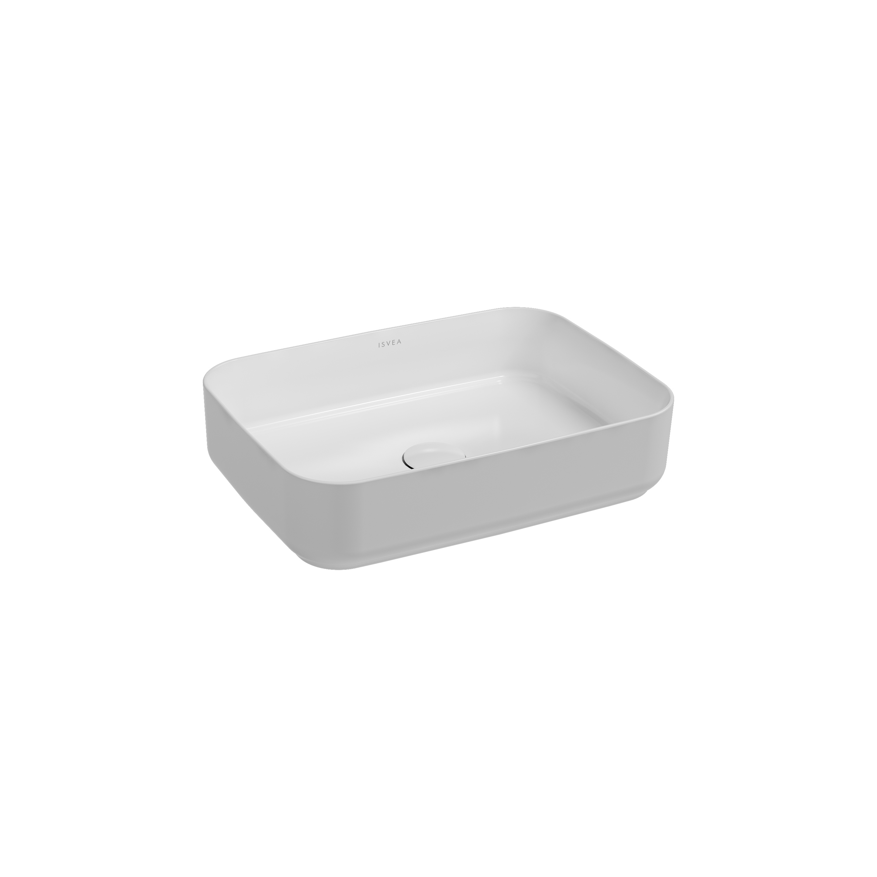 Infinity Counter Top Washbasin 50 cm White