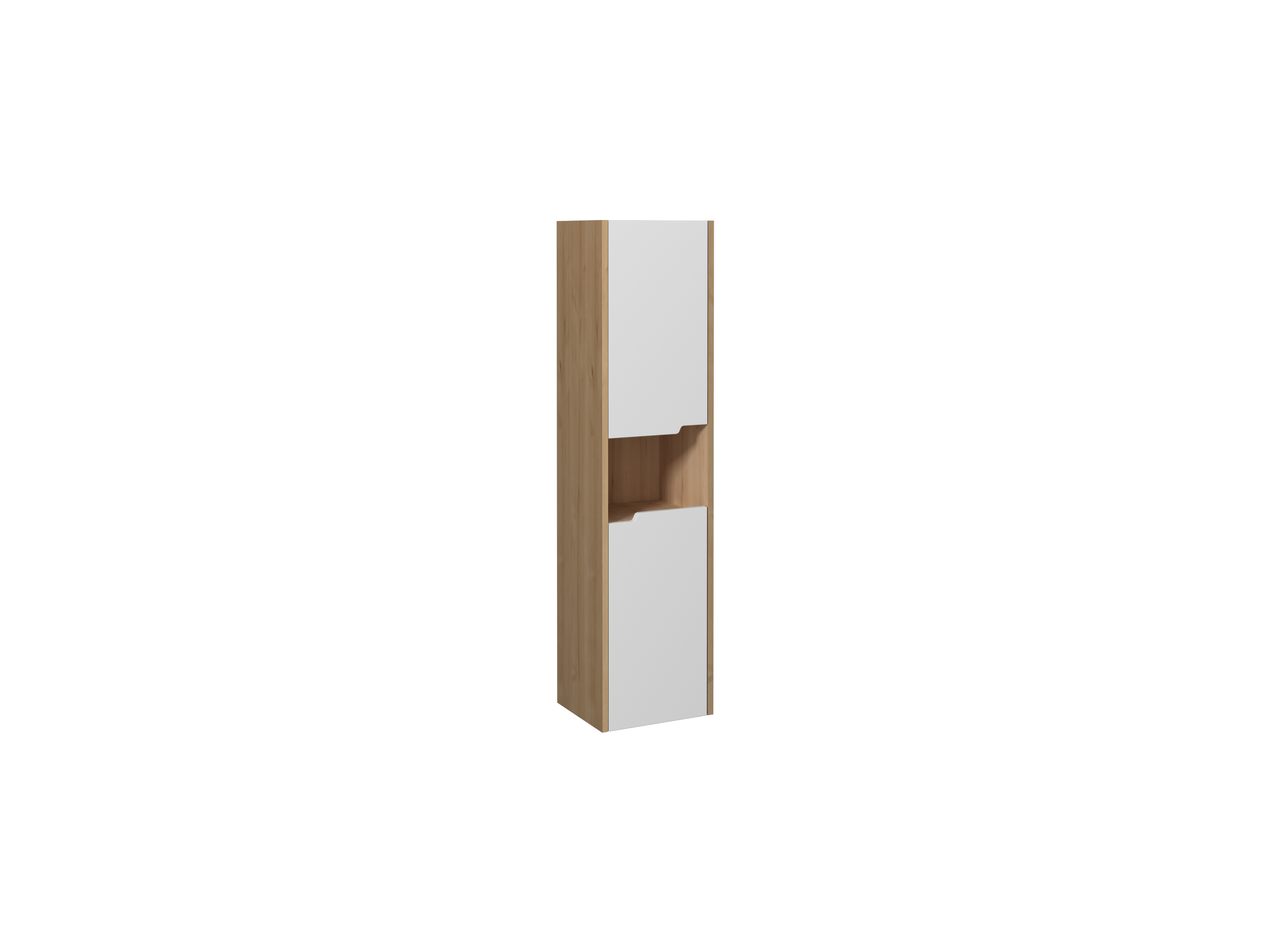 Nuvo Mirror Cabinet Safir Oak&White