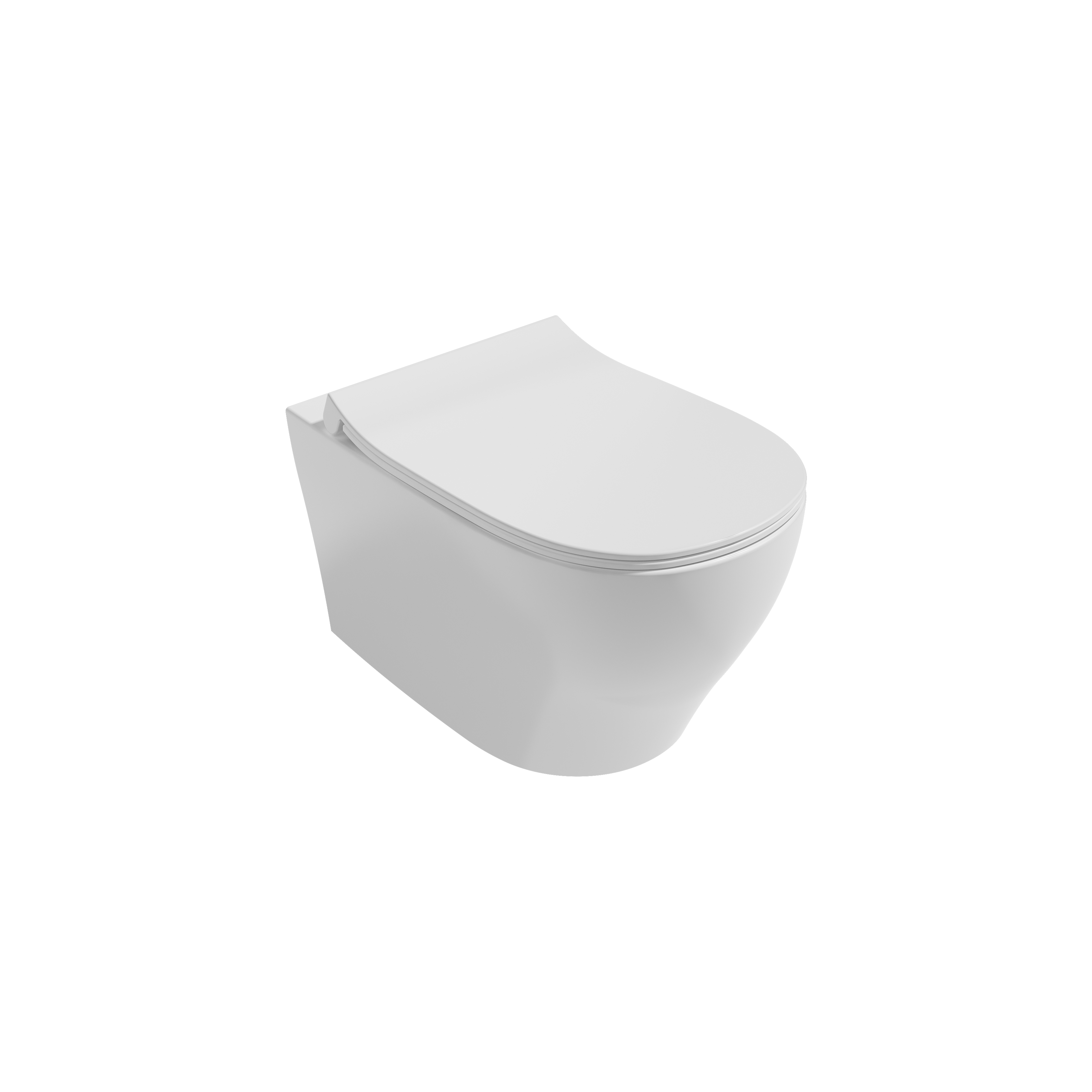 Soluzione XV Rimless Wall-hung WC White