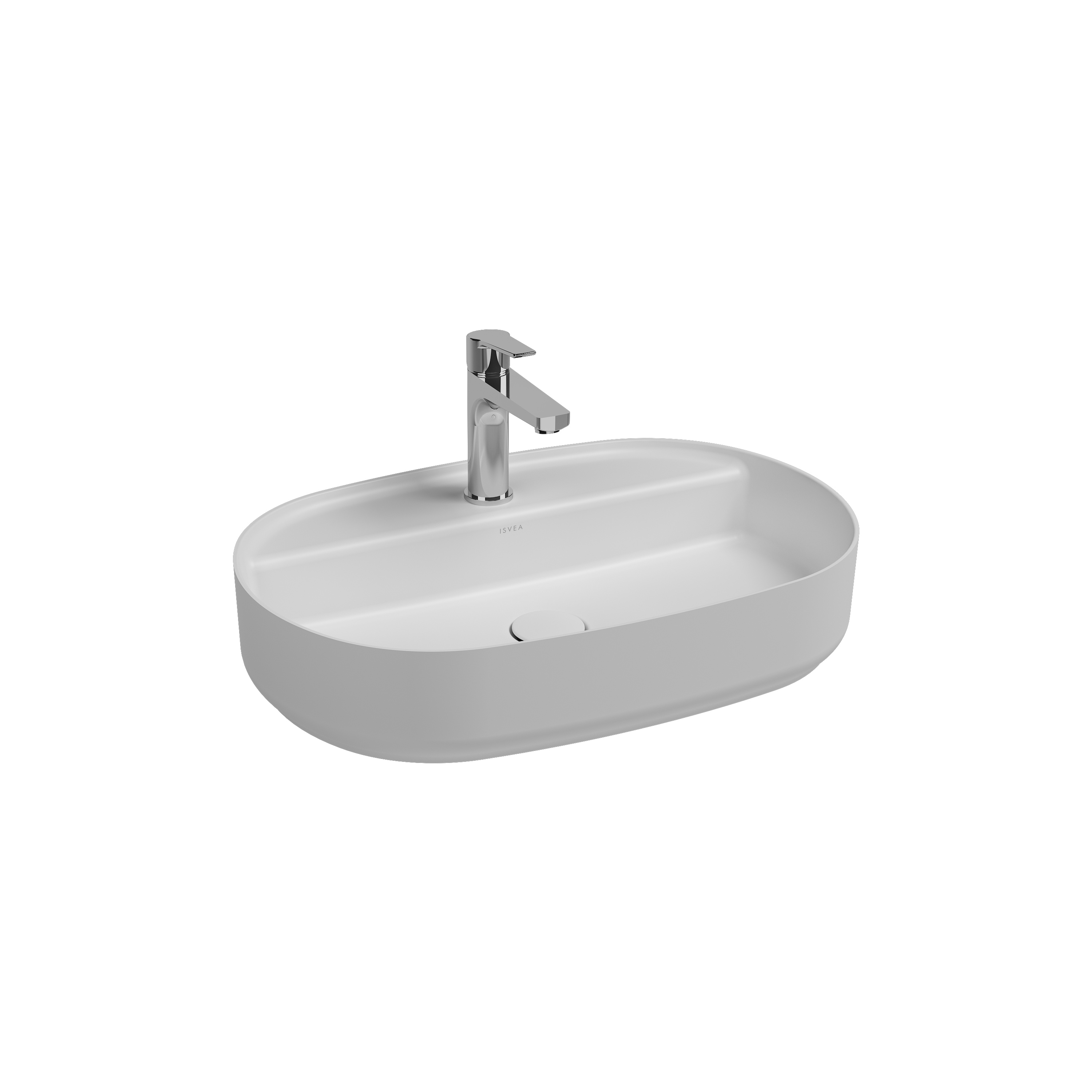 Infinity Counter Top Washbasin 60 cm White