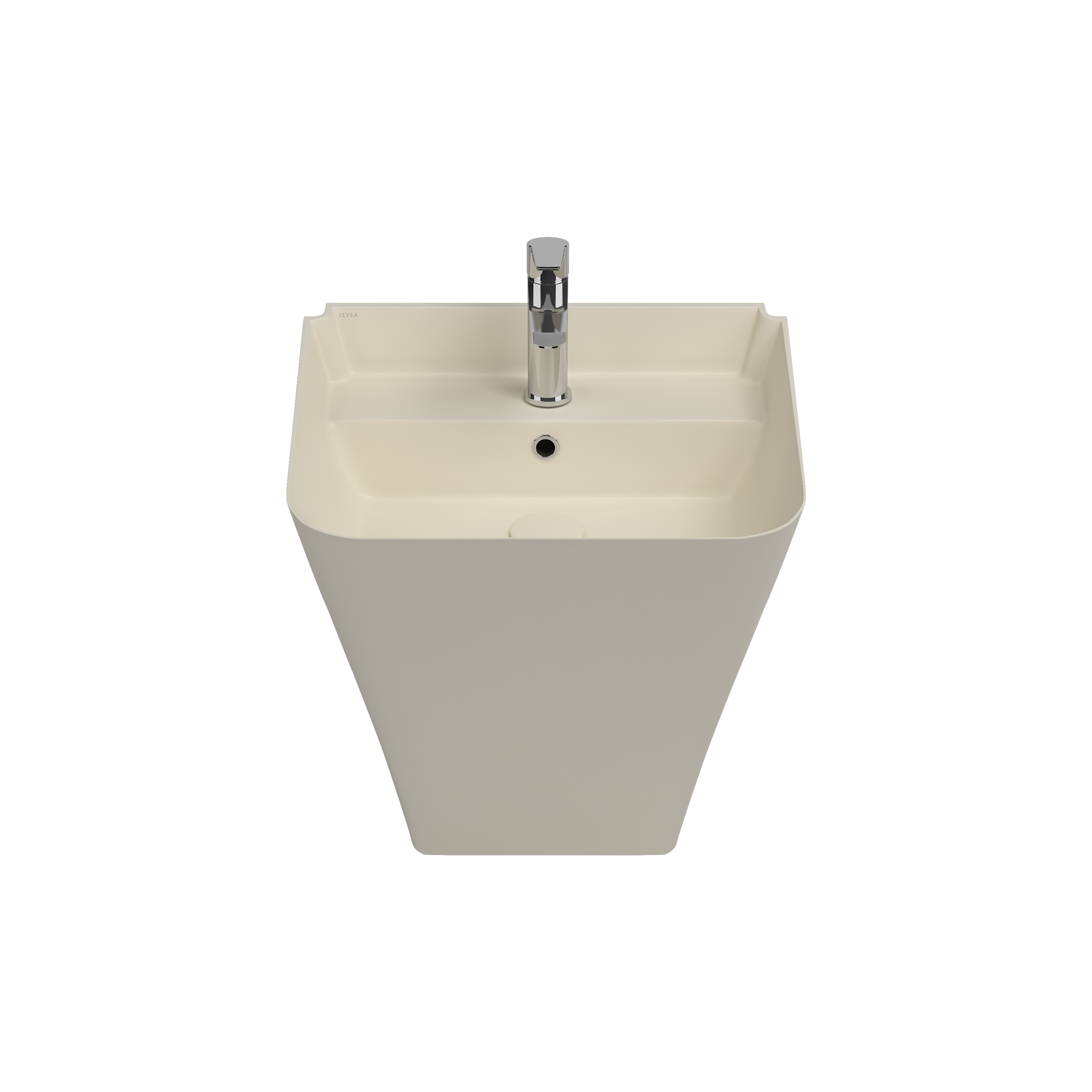 Sott Aqua Asma Monoblok Lavabo 50 cm Fildişi