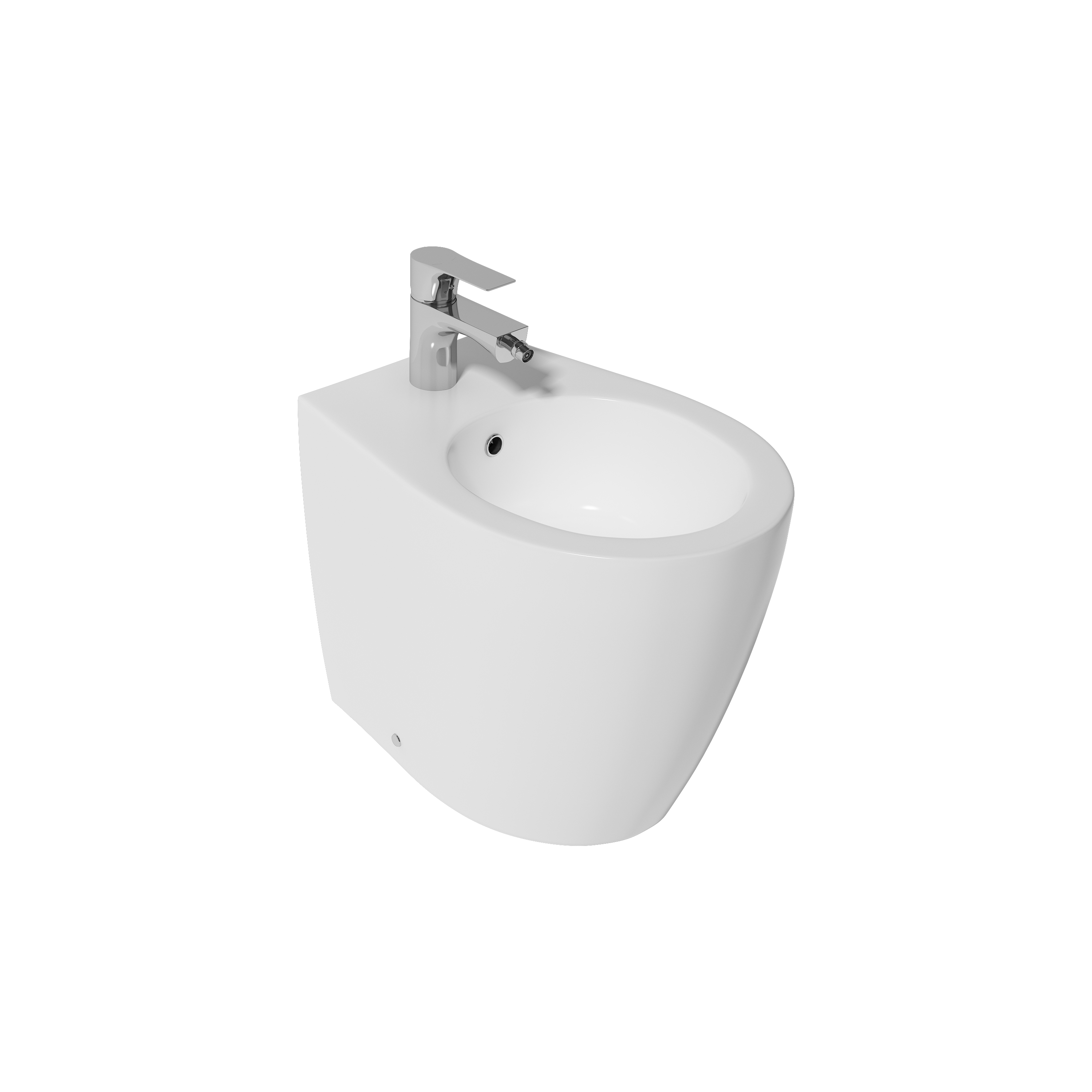 Sentimenti Neo Rimless Wall-hung WC White