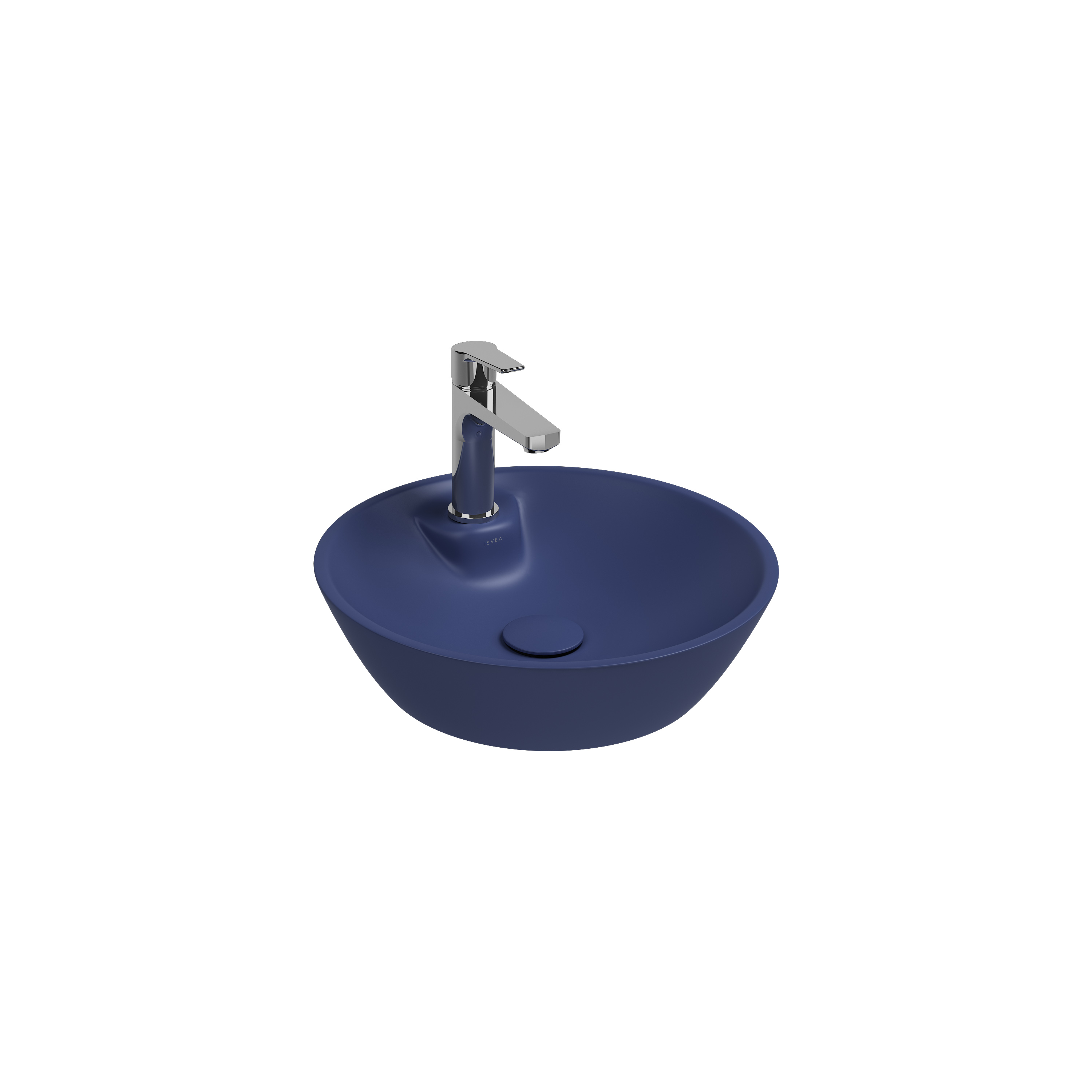 SistemaY Soft Bowl Washbasin 45 cm Isvea Blue