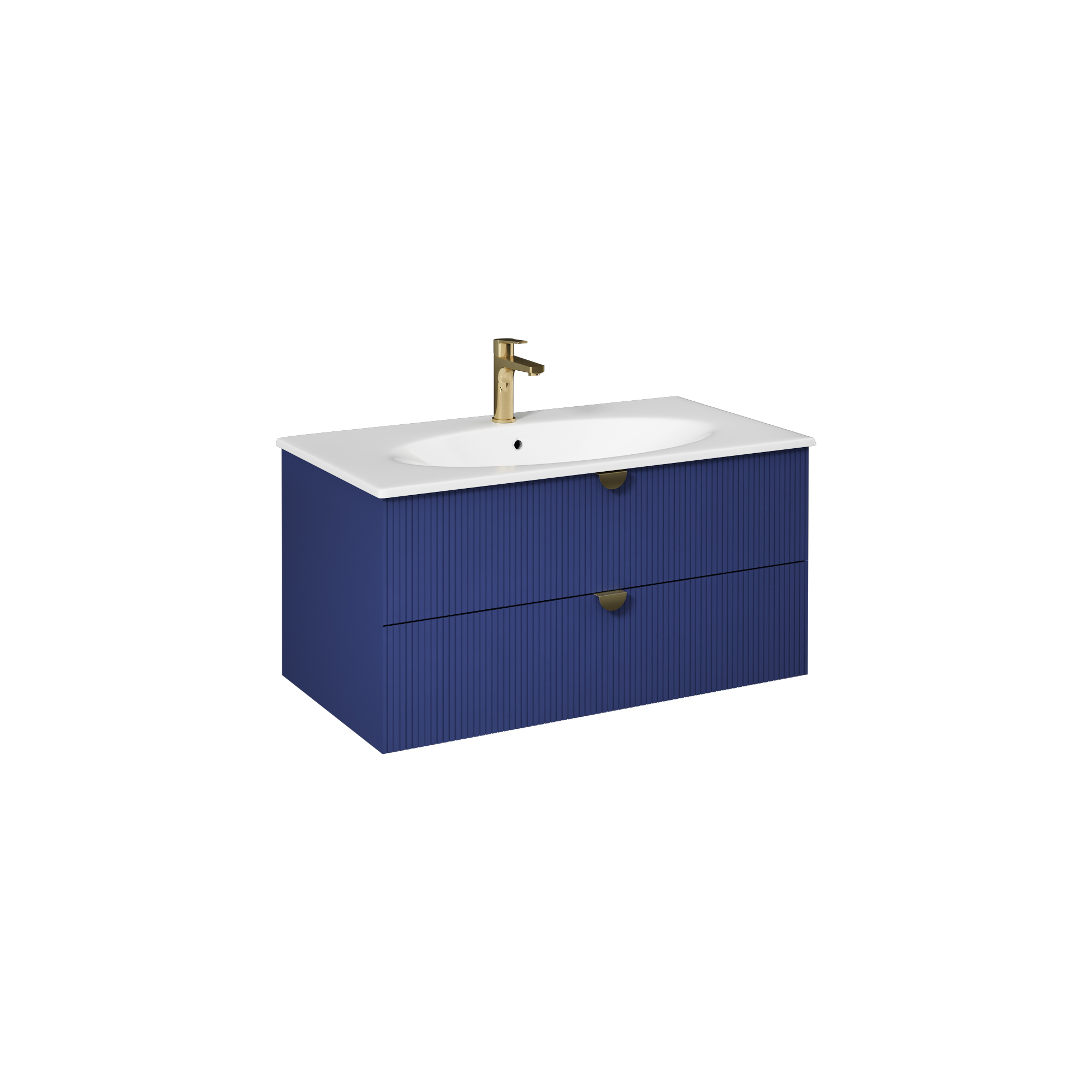 Infinity Washbasin Unit 80cm (10SX50080SV included) Night Blue