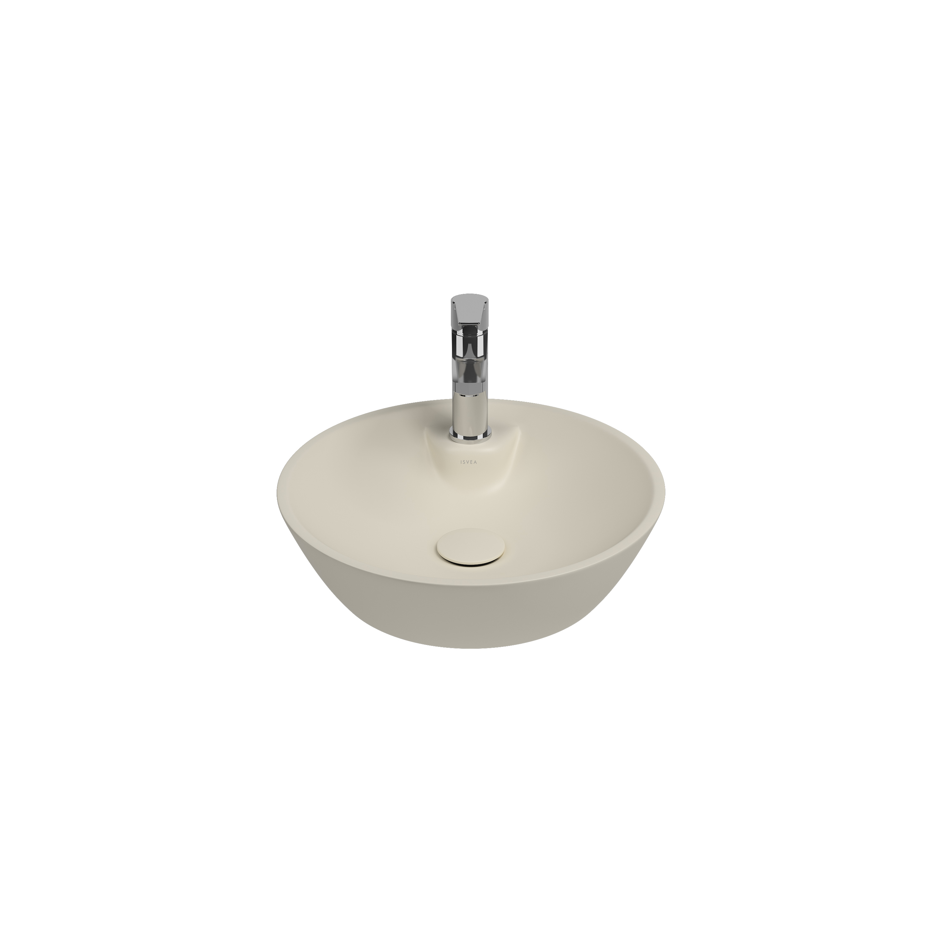 SistemaY Soft Bowl Washbasin 45 cm Ivory