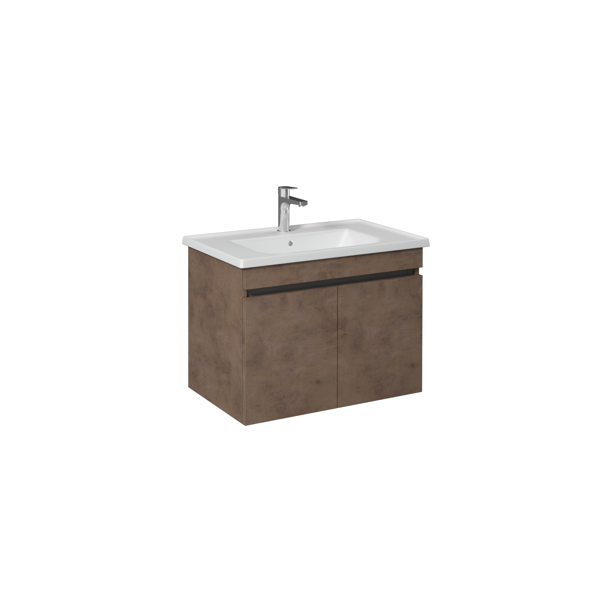 Trio&Trio + Washbasin Unit 100 cm With Two Drawers (10LE50101 included) Latin Marble