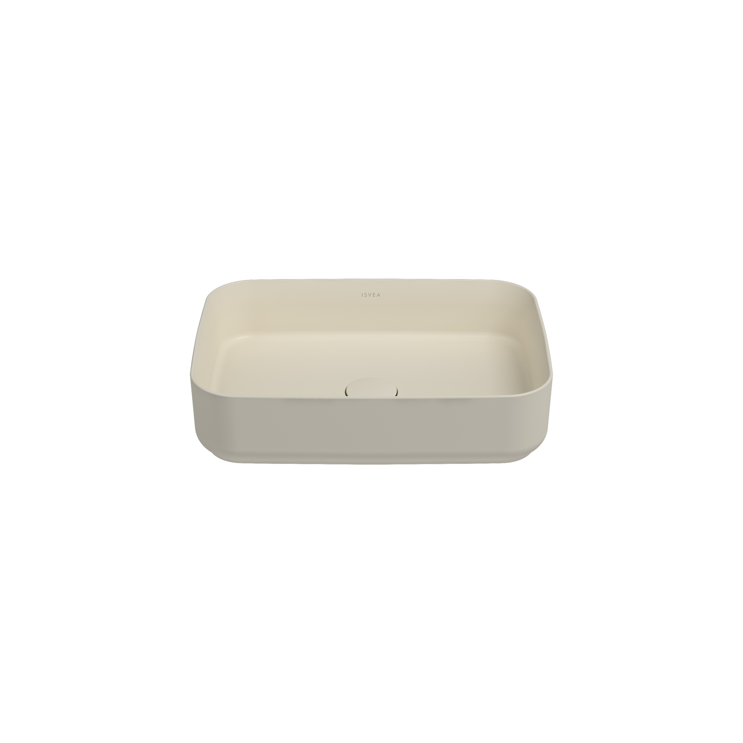 Infinity Counter Top Washbasin 50 cm Ivory