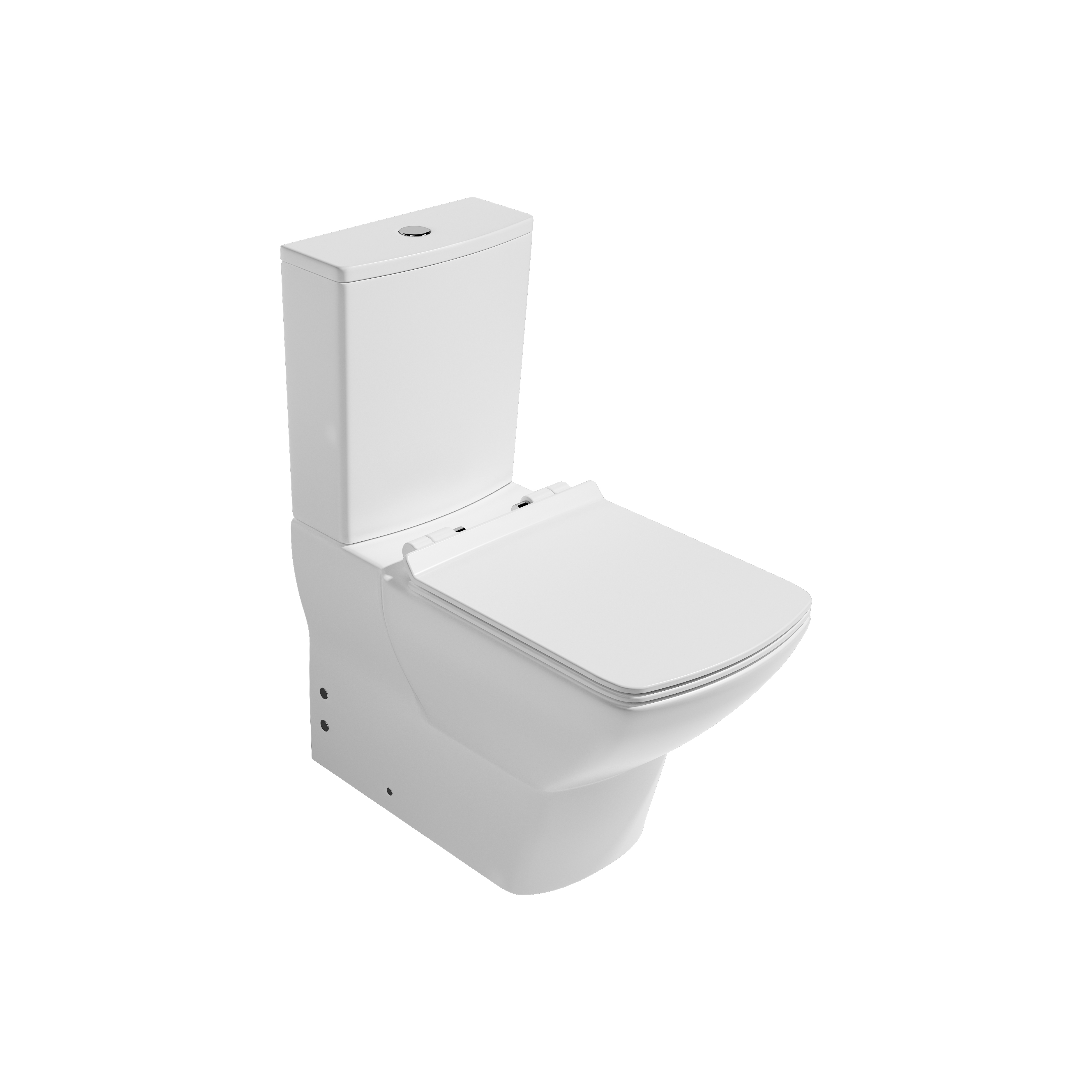 Soluzione XV Rimless Wall-hung WC White