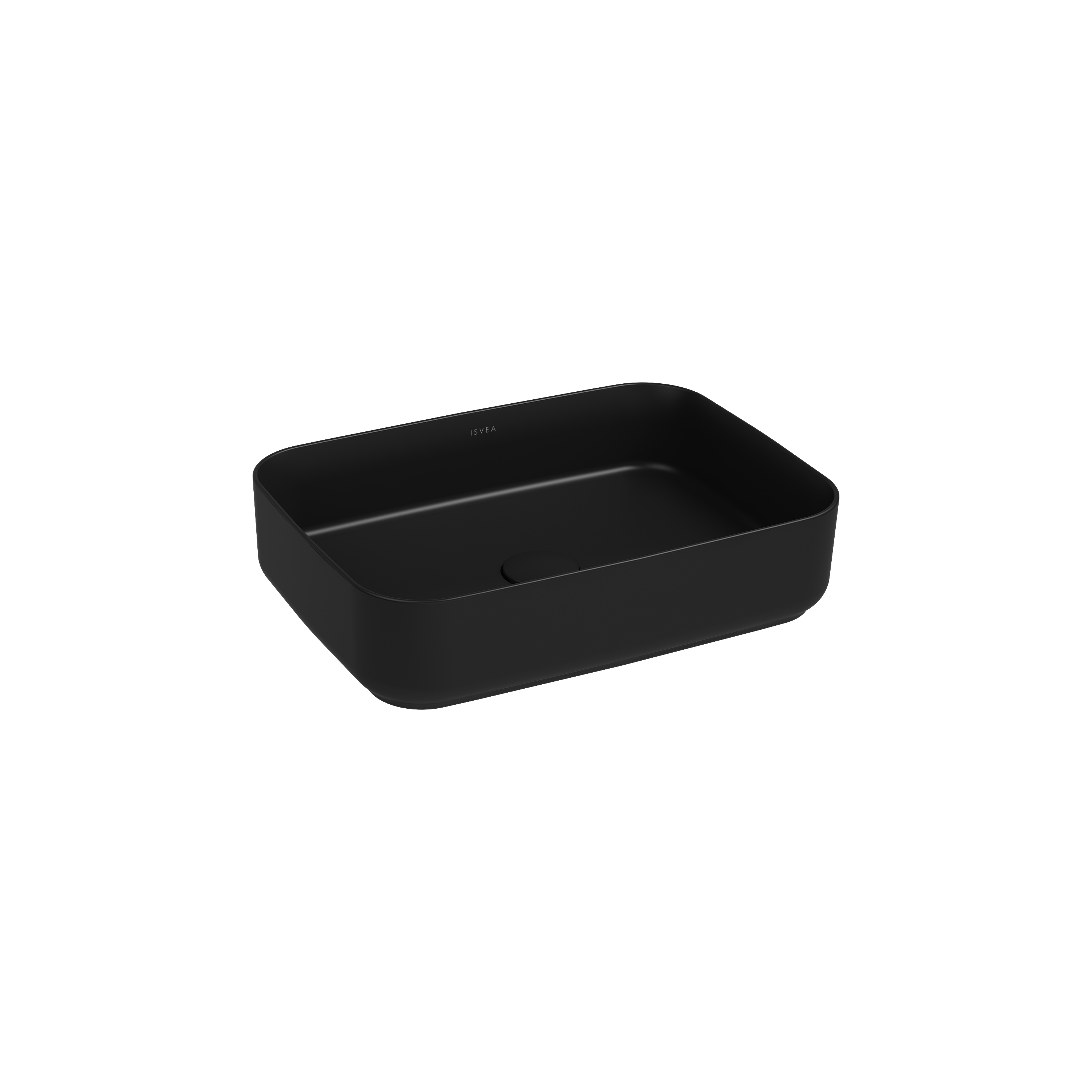 Infinity Counter Top Washbasin 50 cm Black