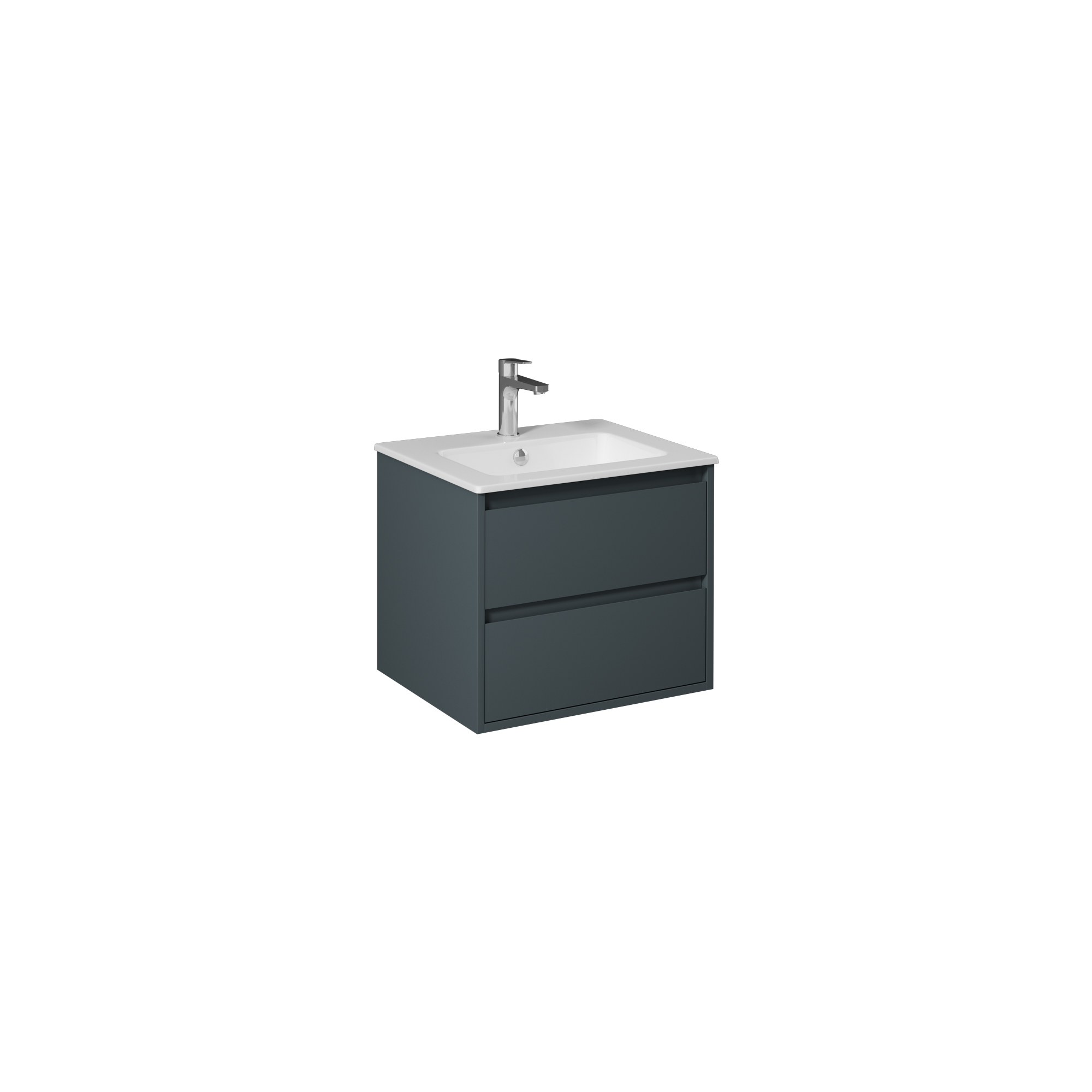 Pro 60cm Lavabo Dolabı 2 Çekmece(10SL50061 dahil) Antrasit