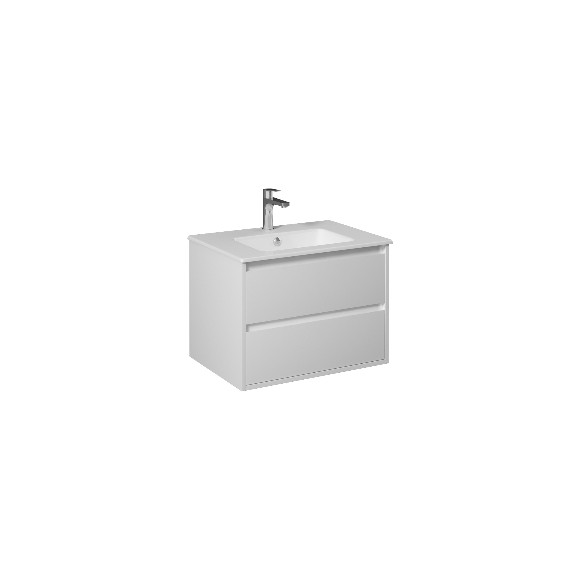 Pro 70cm Lavabo Dolabı 2 Çekmece(10SL50071 dahil) Beyaz