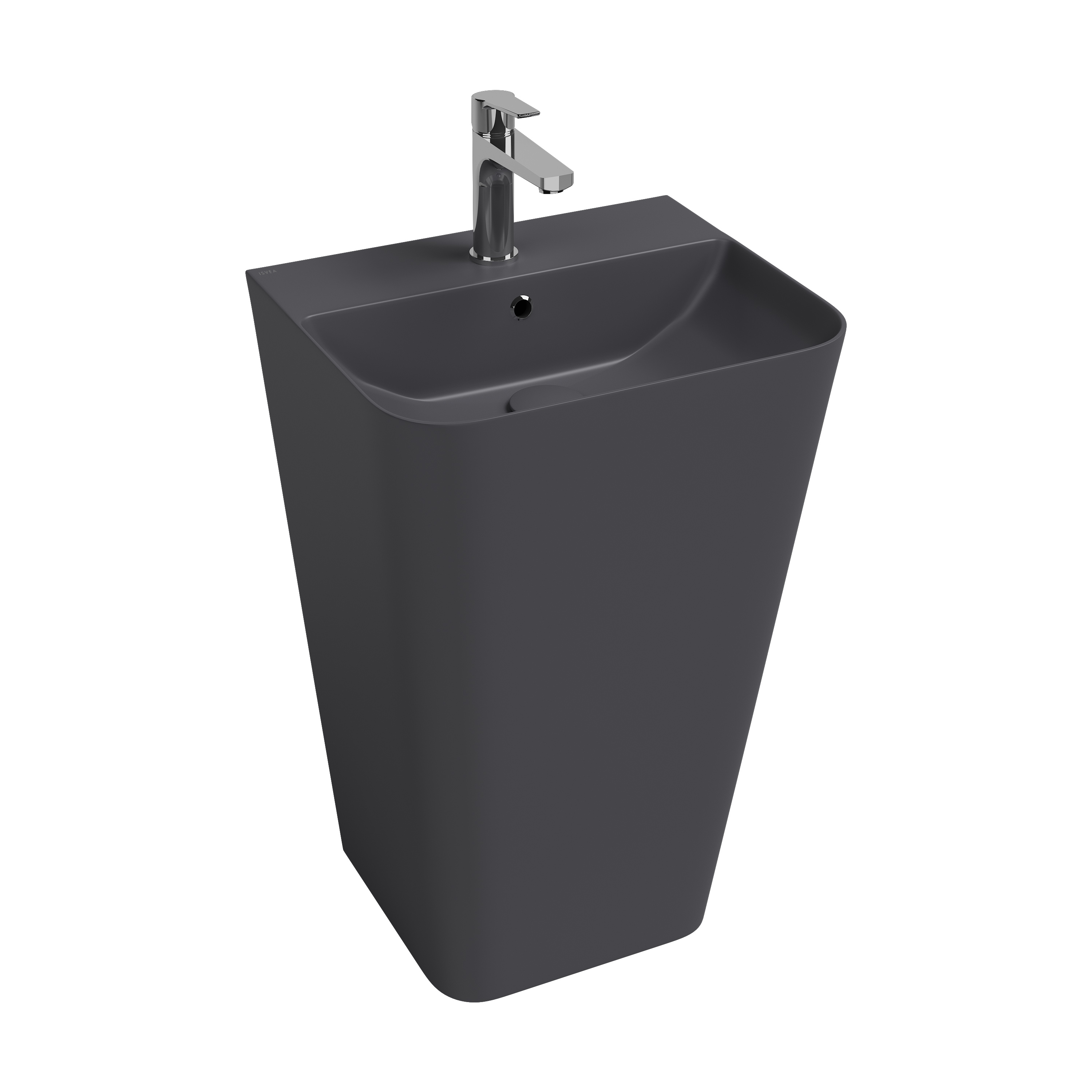 Sott Aqua Monoblock Floor Standing Washbasin 50 cm Anthracite