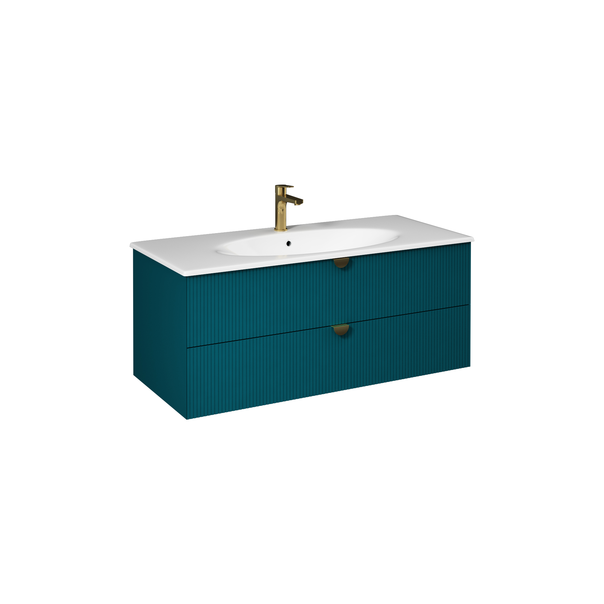 Infinity Washbasin Unit Open Shelf 1 30 cm (10NF65050 included) Pastel Green