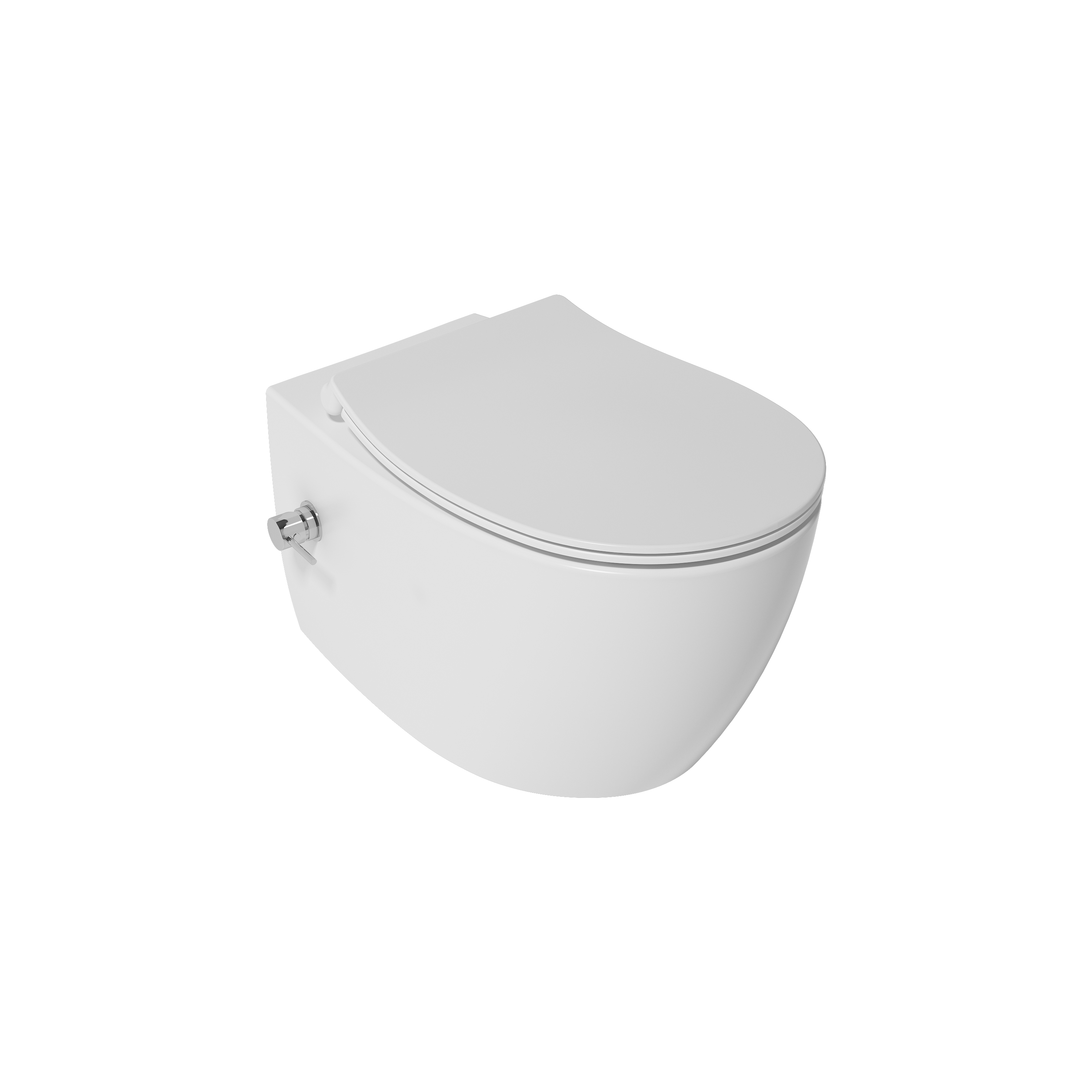 Sentimenti Neo Rimless Wall-hung WC White