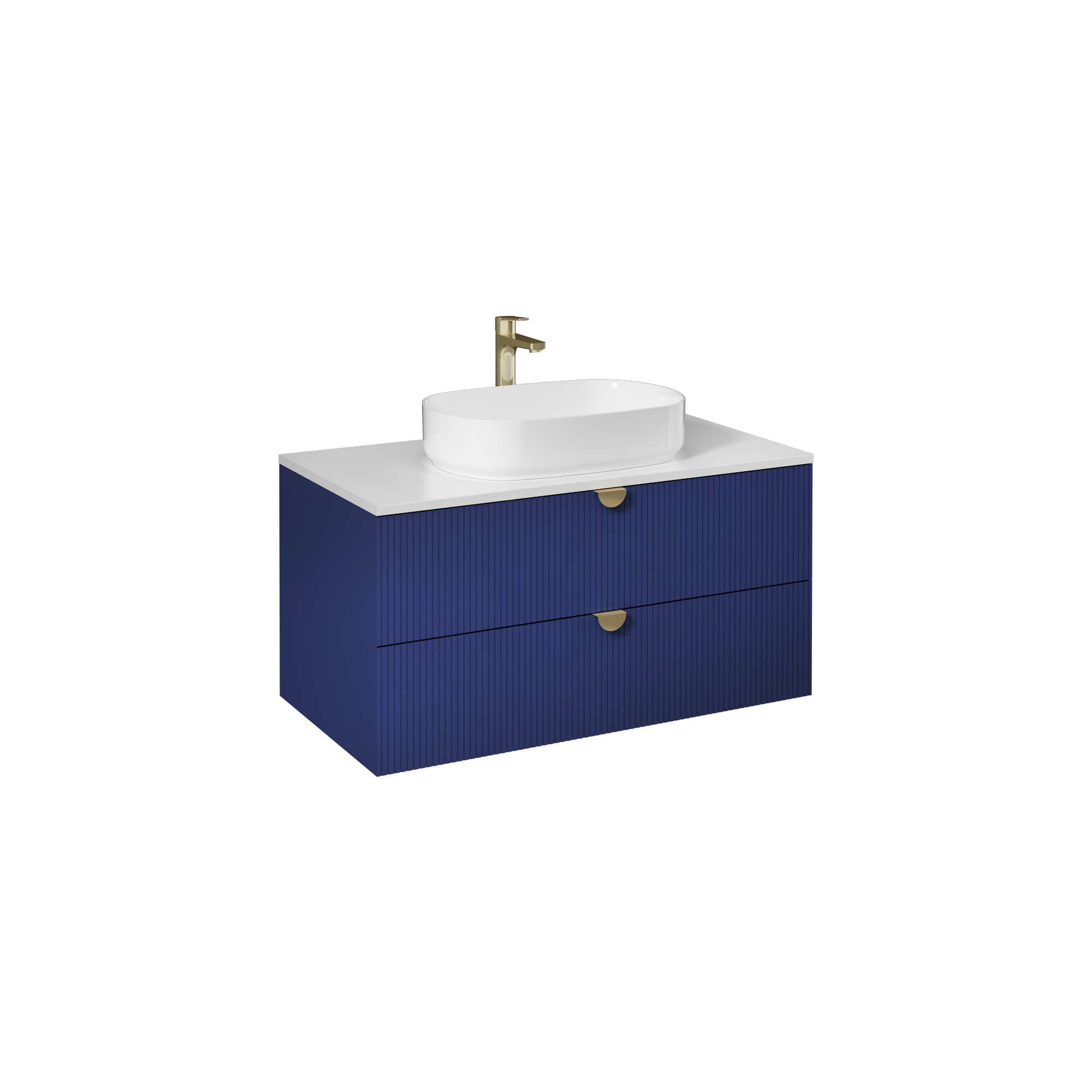 Infinity Washbasin Unit 100cm (10NF65055 2K included) Night Blue