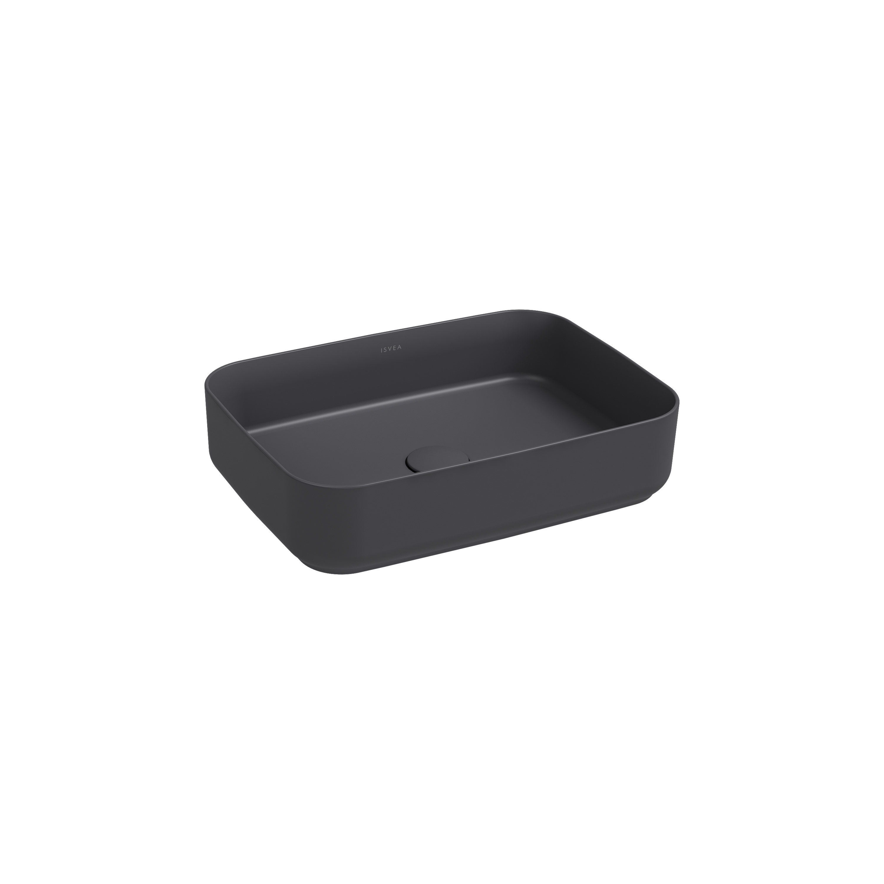 Infinity Counter Top Washbasin 50 cm Anthracite