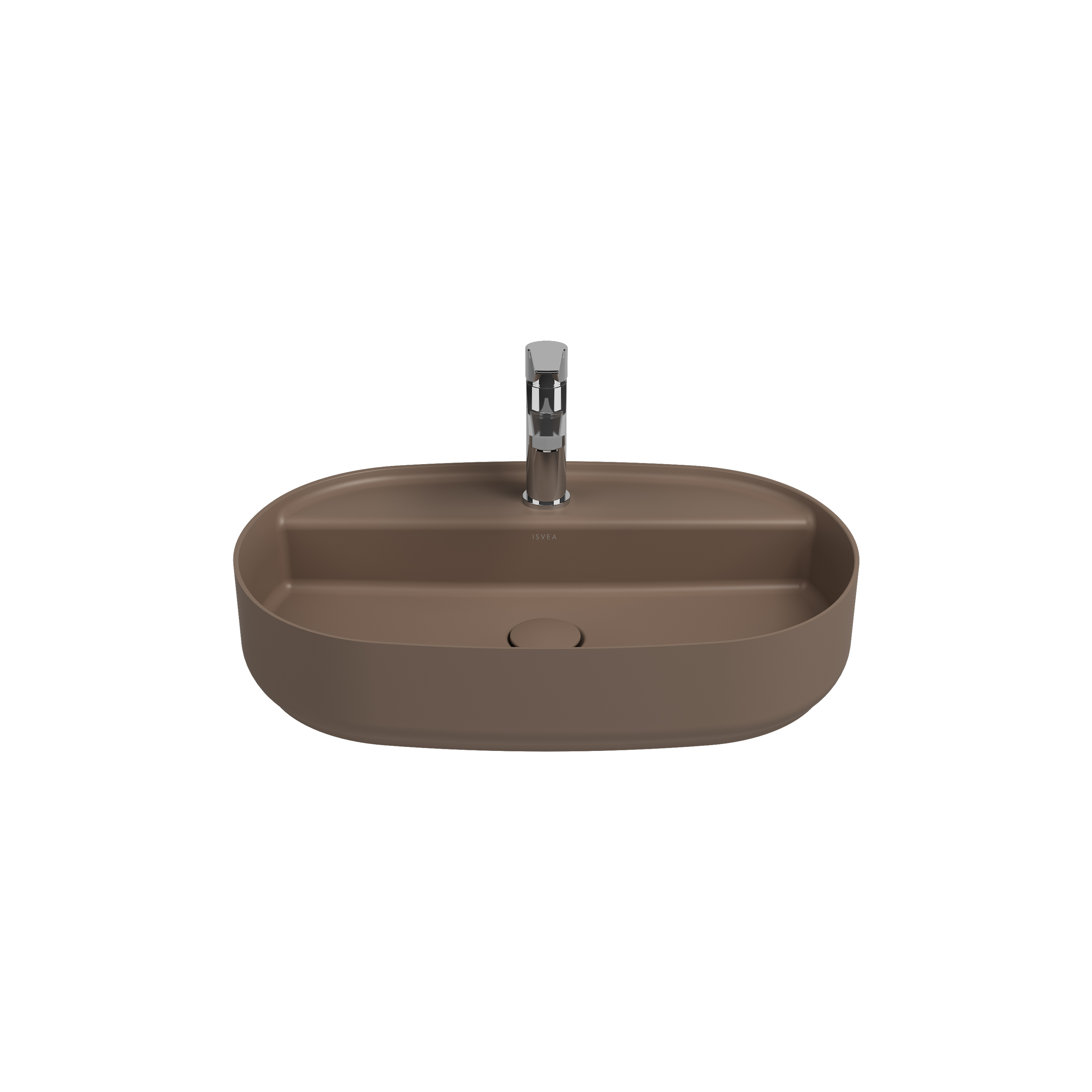 Infinity Counter Top Washbasin 60 cm Taupe