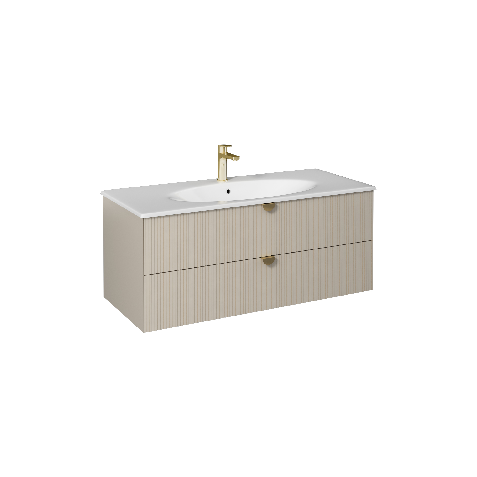 Infinity Washbasin Unit Open Shelf 1 30 cm (10NF65050 included) Pastel Green