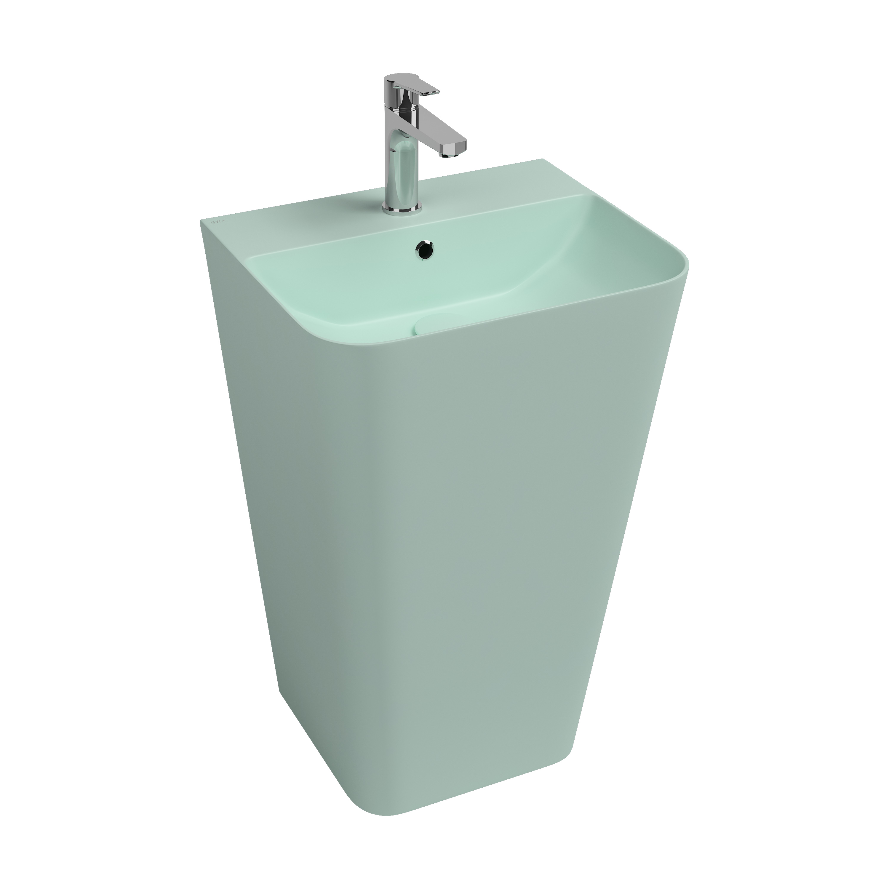 Sott Aqua Monoblok Yerden Lavabo 50 cm Mint