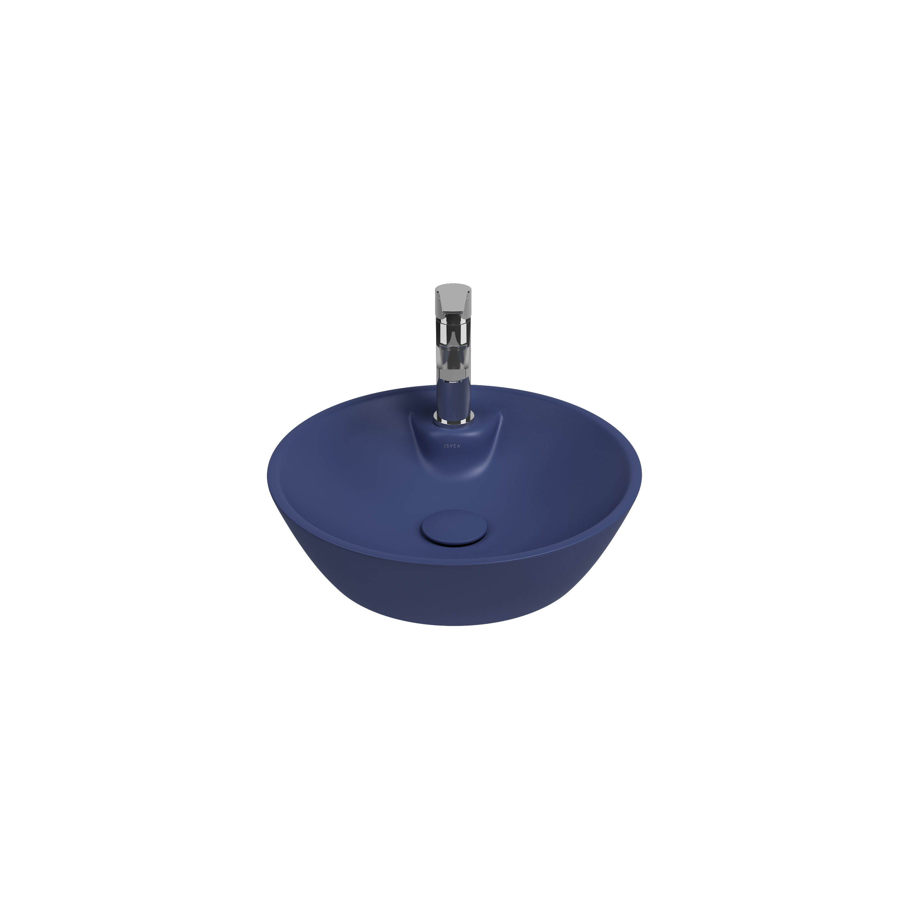 SistemaY Soft Bowl Washbasin 45 cm Isvea Blue