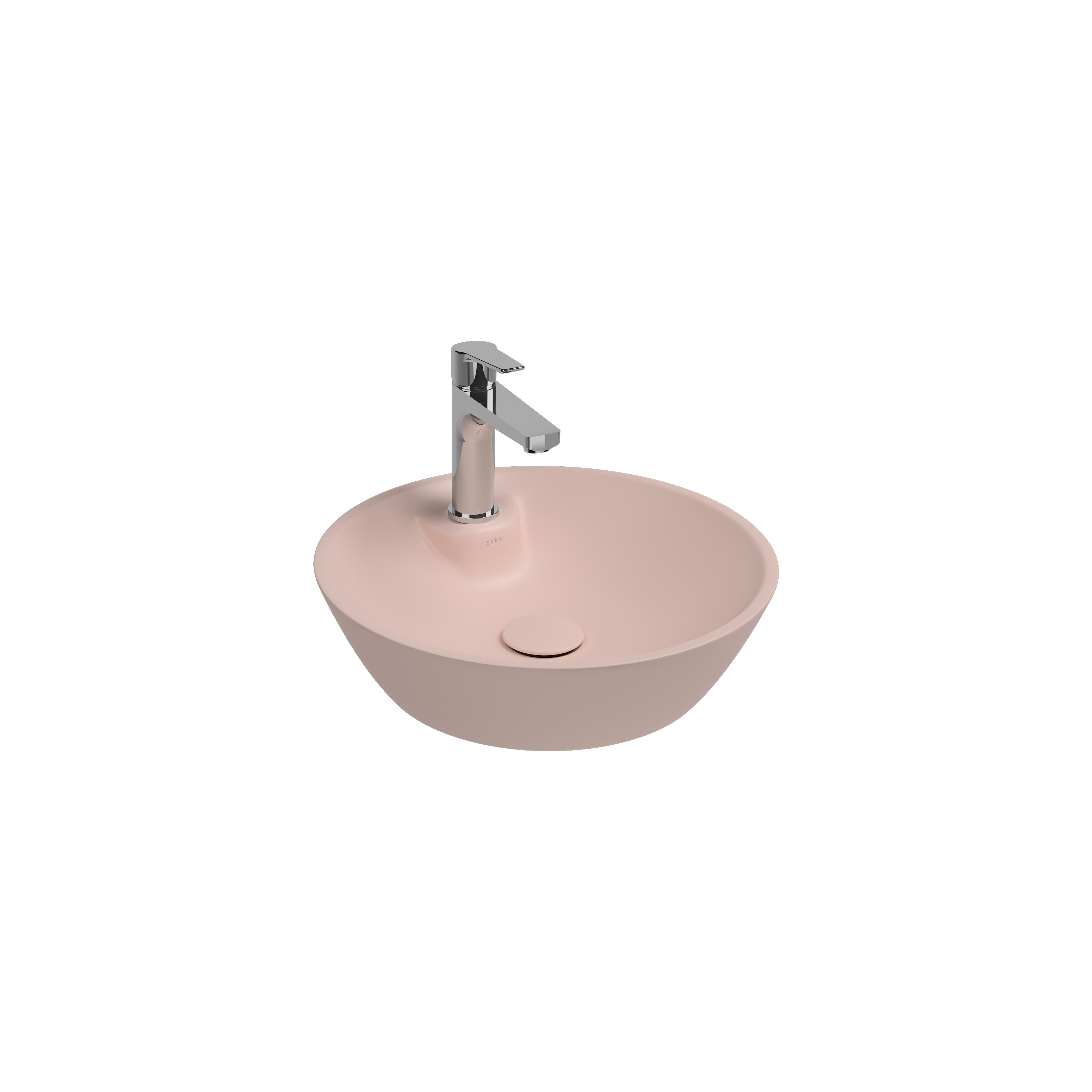 SistemaY Soft Bowl Washbasin 45 cm Salmon