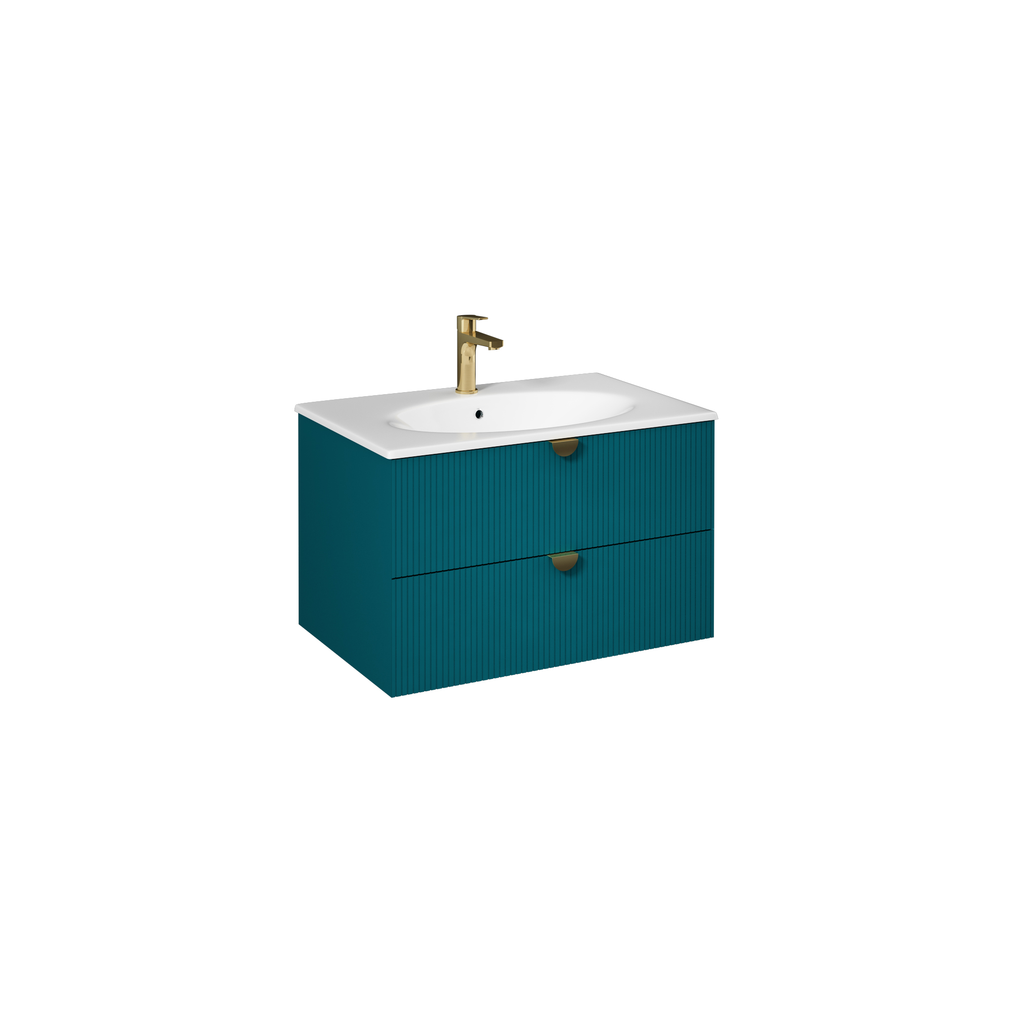 Infinity Washbasin Unit Open Shelf 1 30 cm (10NF65050 included) Pastel Green