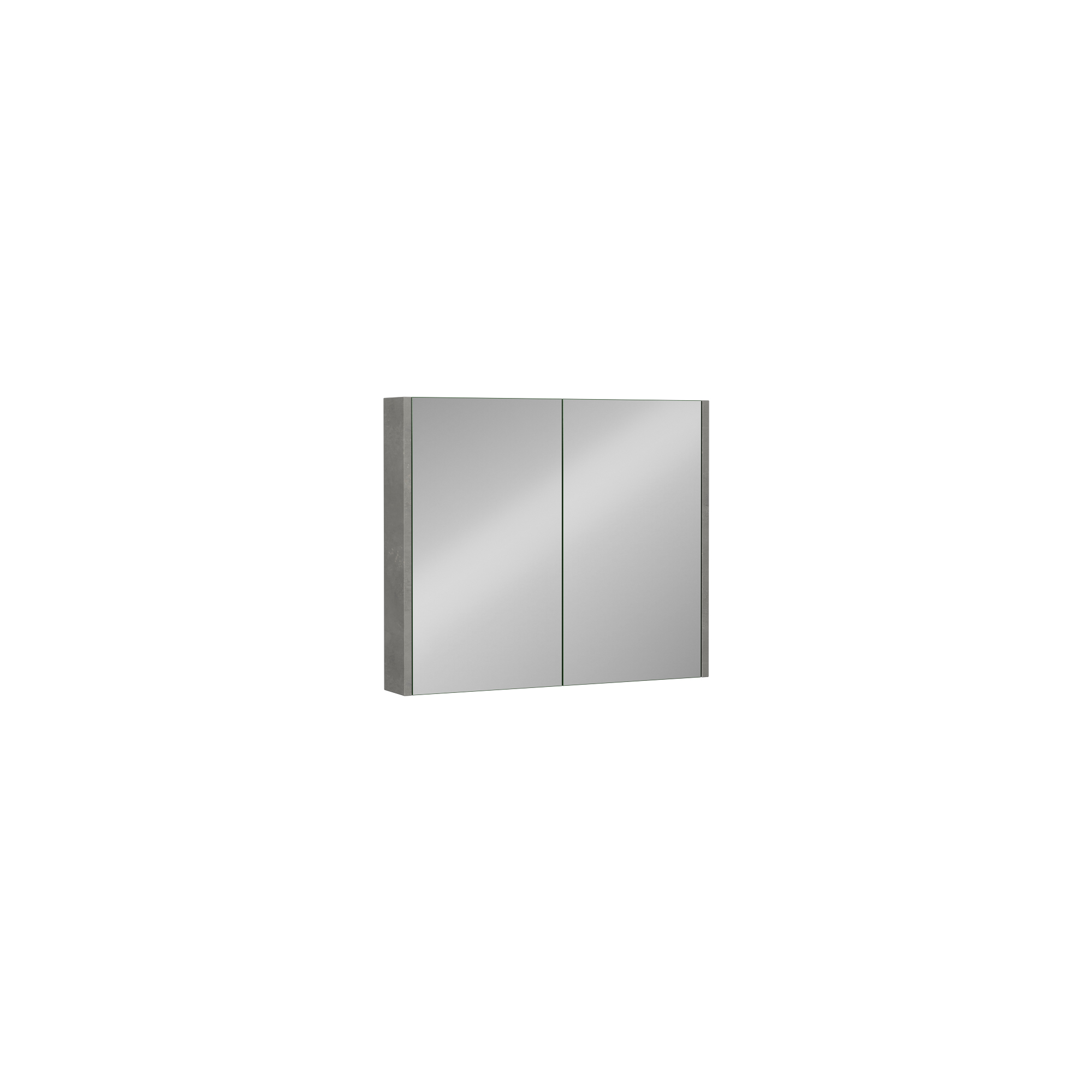 Trio Mirror Cabinet 65 cm Retro Silver