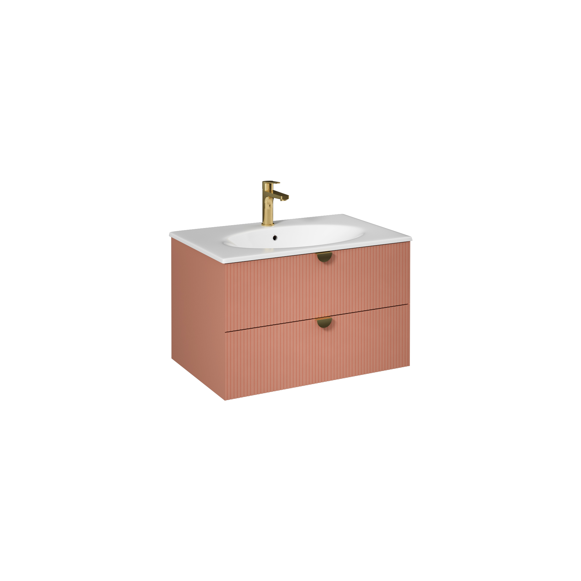 Infinity Washbasin Unit Open Shelf 1 30 cm (10NF65050 included) Pastel Green