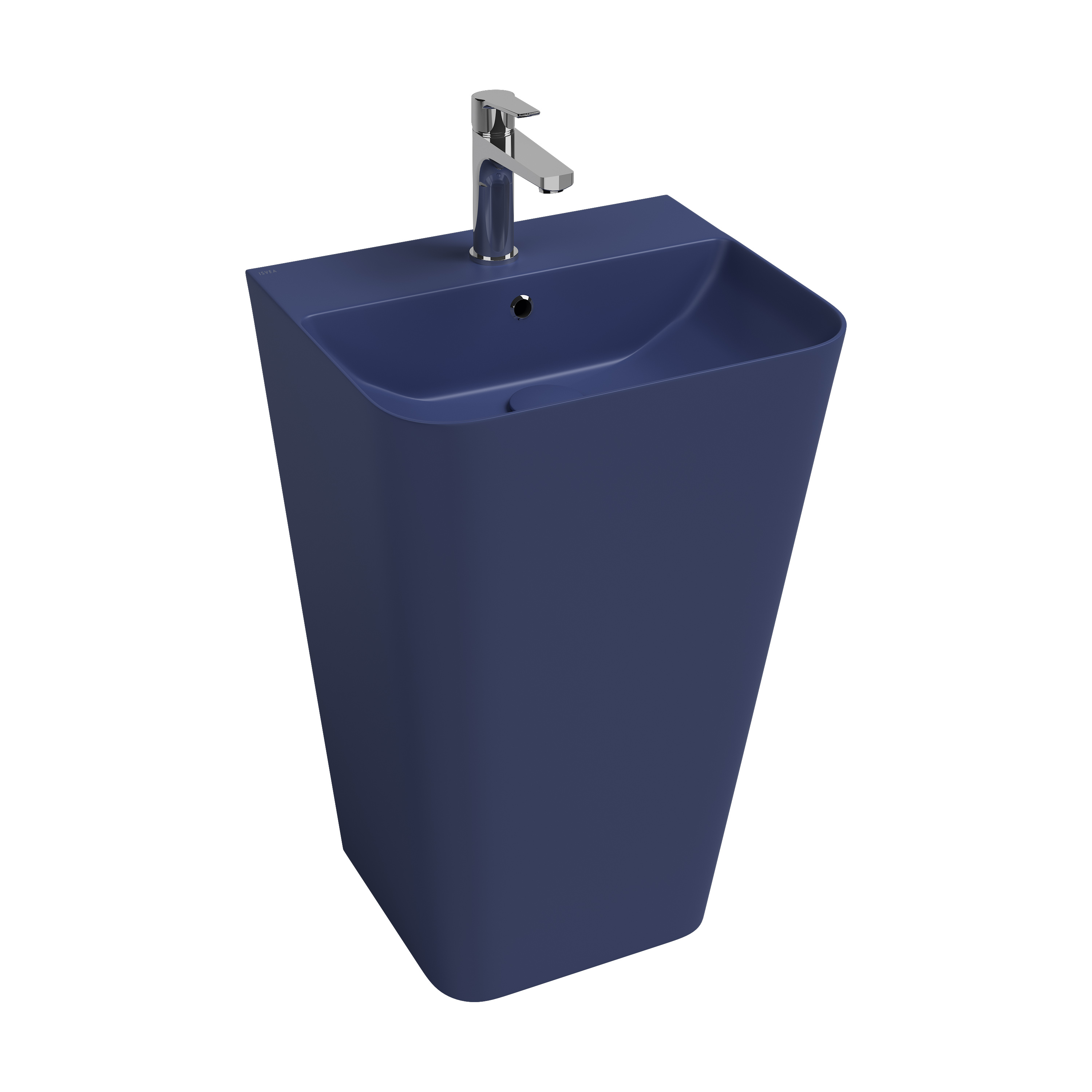 Sott Aqua Monoblock Floor Standing Washbasin 50 cm Isvea Blue