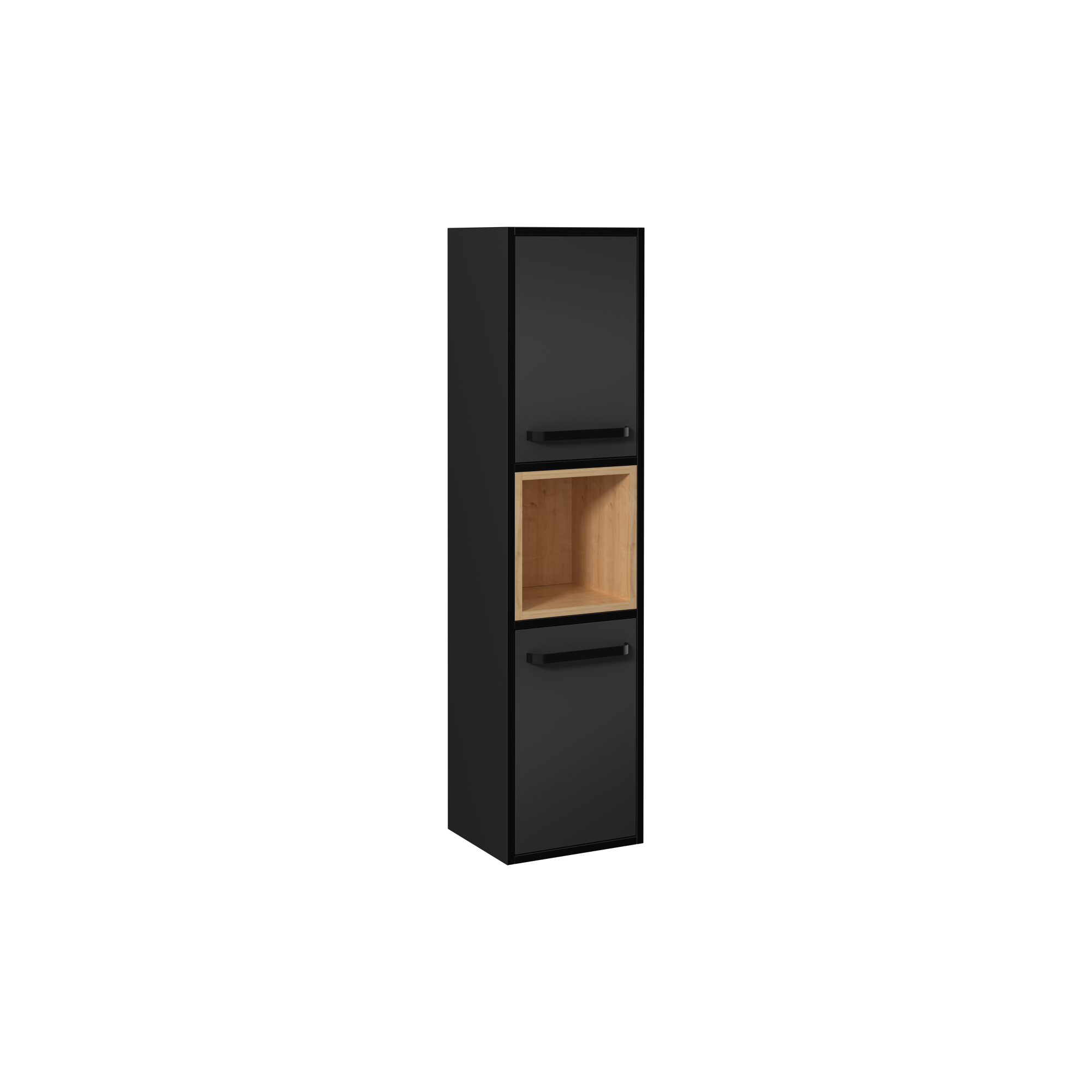 Cavalli Mirror Cabinet Anthracite-Oak