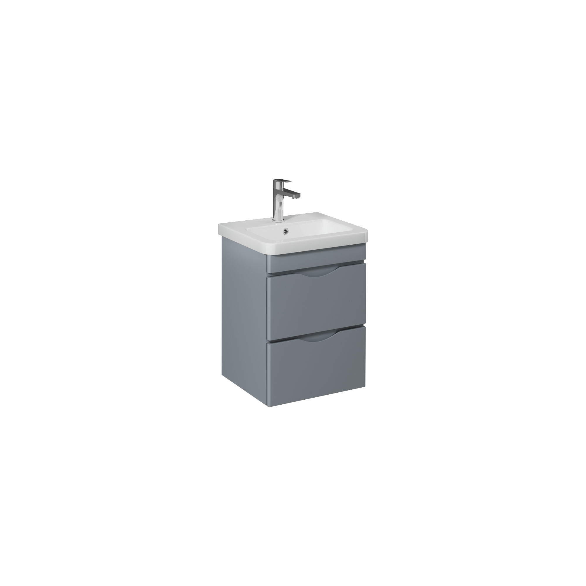 Neo 100cm Washbasin Unit With Single Drawer (10PS50100SV included) White