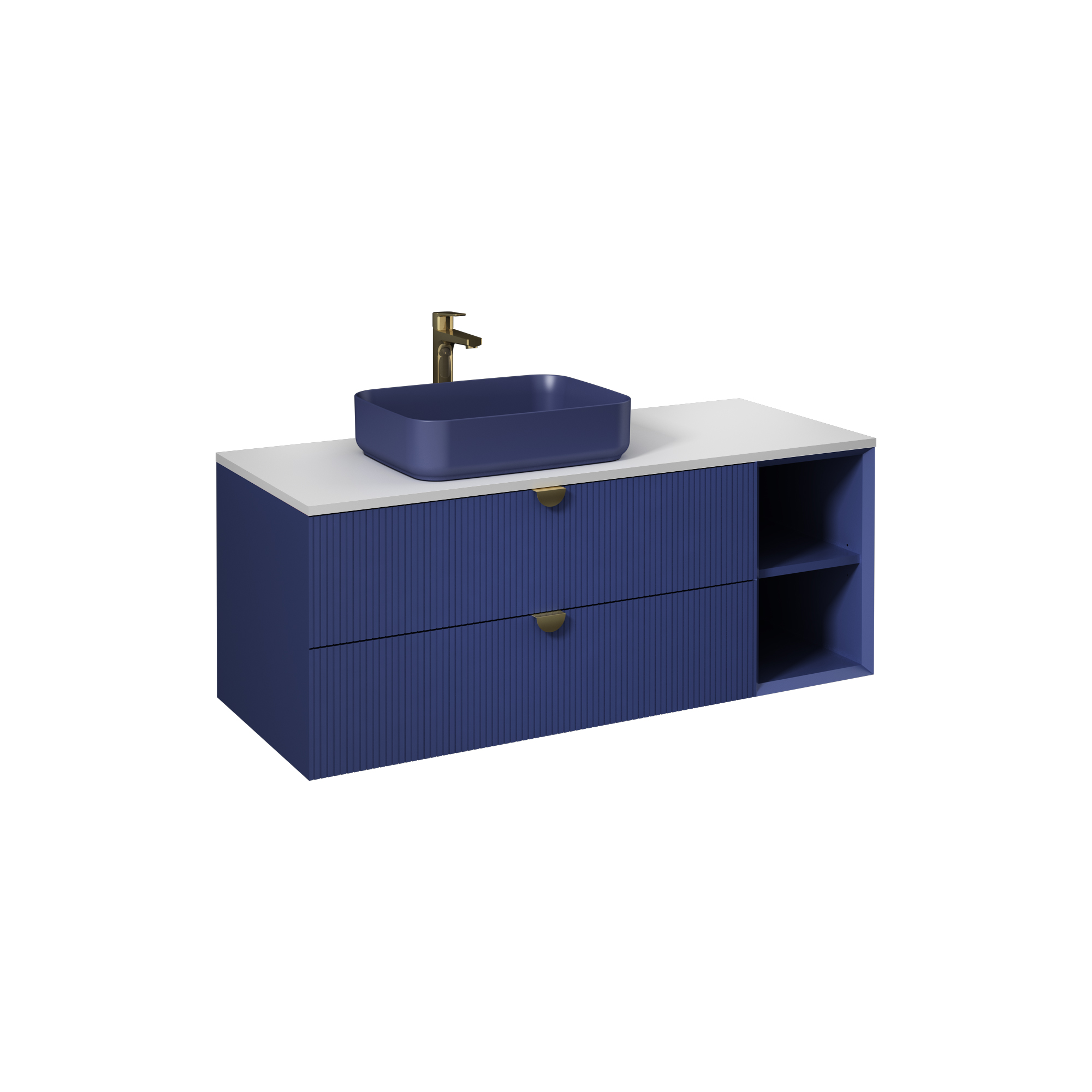 Infinity Washbasin Unit 100cm (10NF65055 included) Night Blue