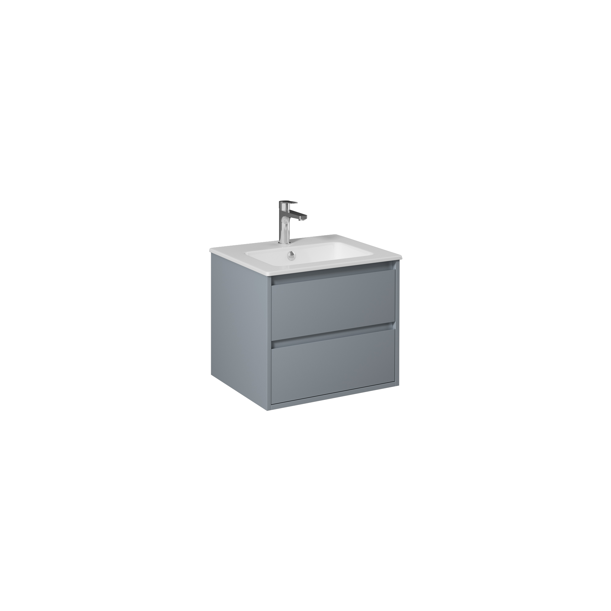 Pro 60cm Lavabo Dolabı 2 Çekmece(10SL50061 dahil) Açık Gri