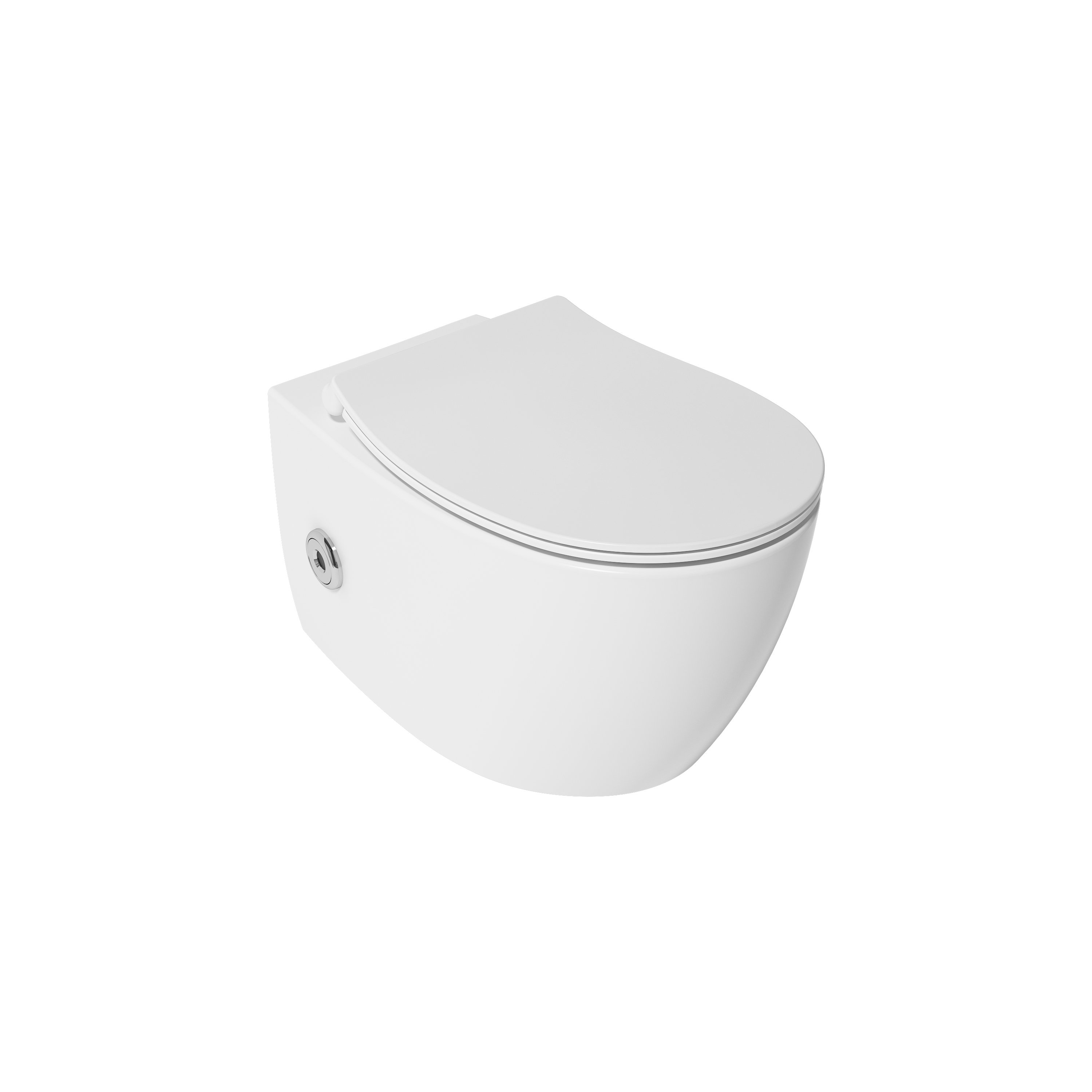 Sentimenti Neo Rimless Wall-hung WC White