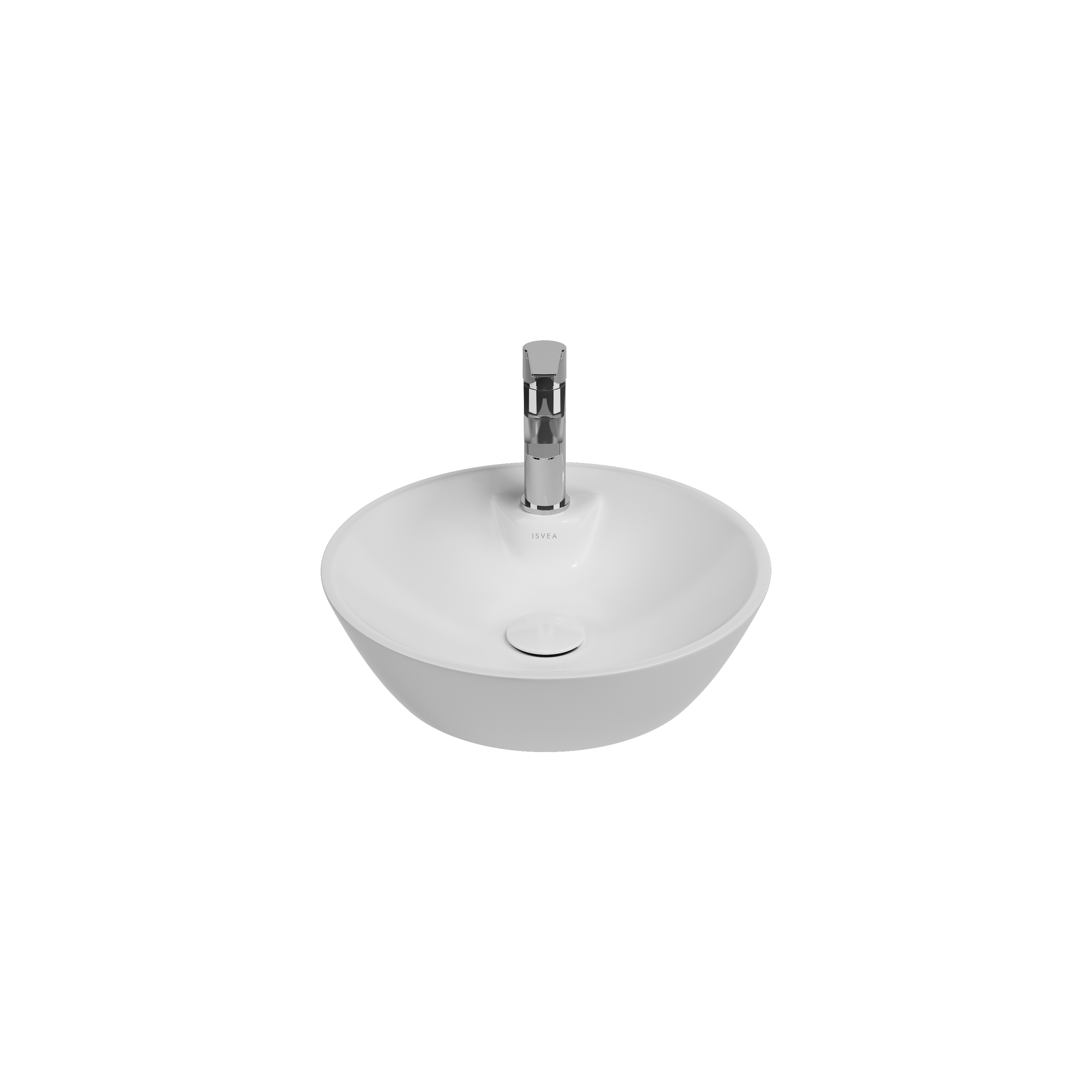 SistemaY Soft Bowl Washbasin 45 cm White