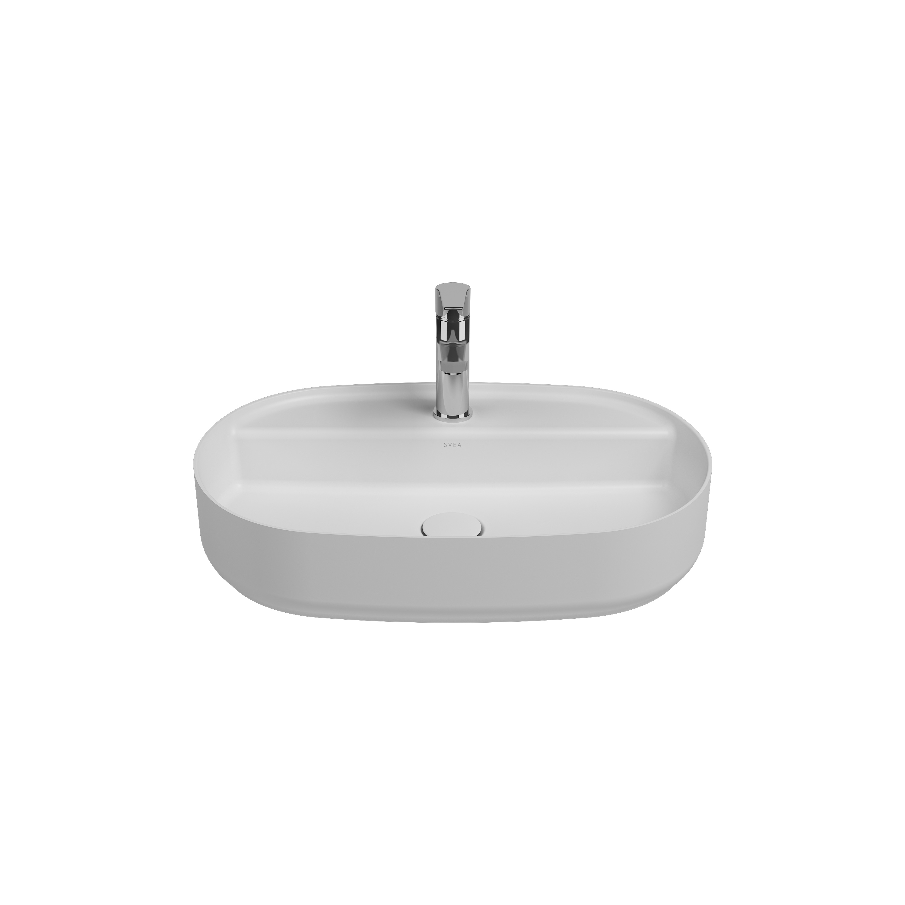 Infinity Counter Top Washbasin 60 cm White