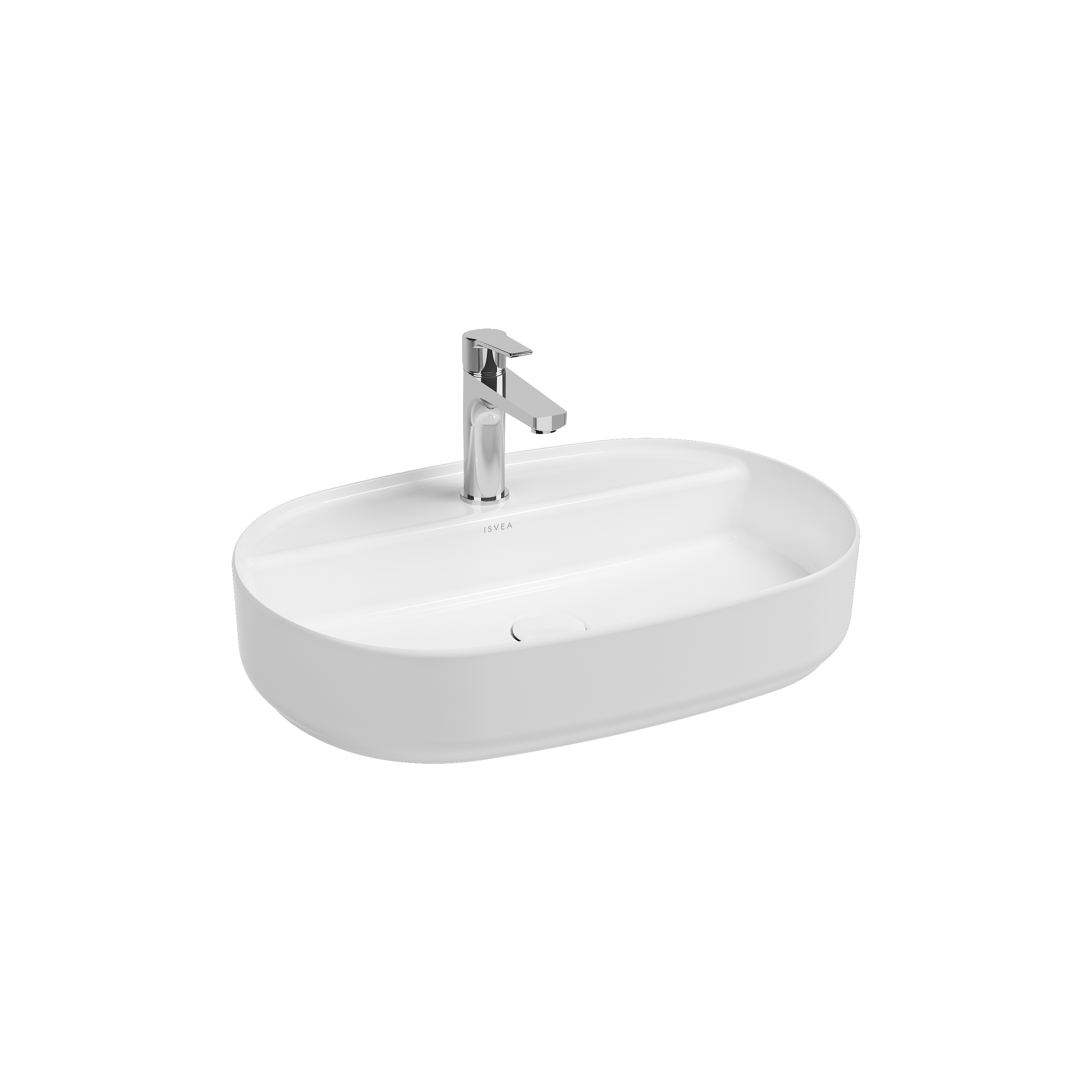 Infinity Counter Top Washbasin 60 cm White