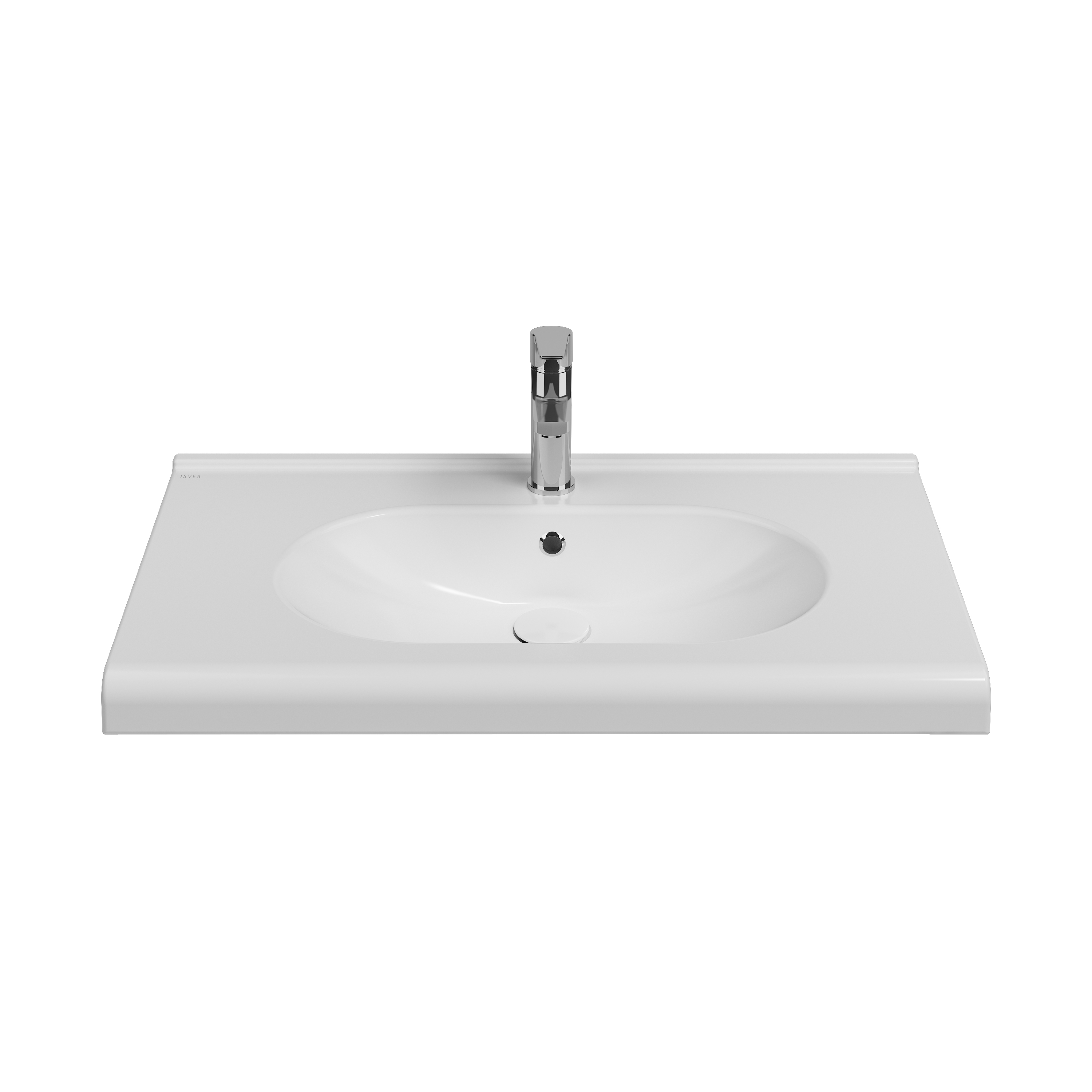 Sentimenti Flat Washbasin 82 cm White