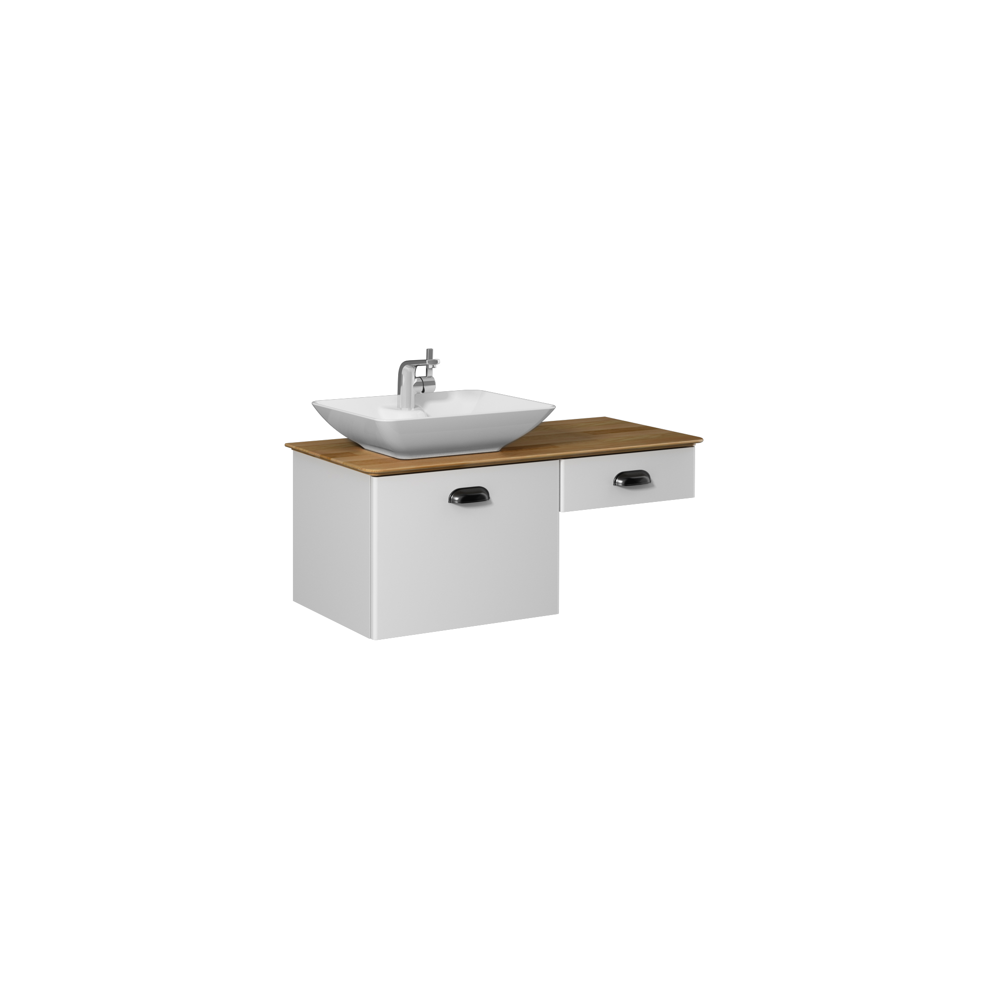 Bei 100cm Washbasin Unit (10SY50052 included) White