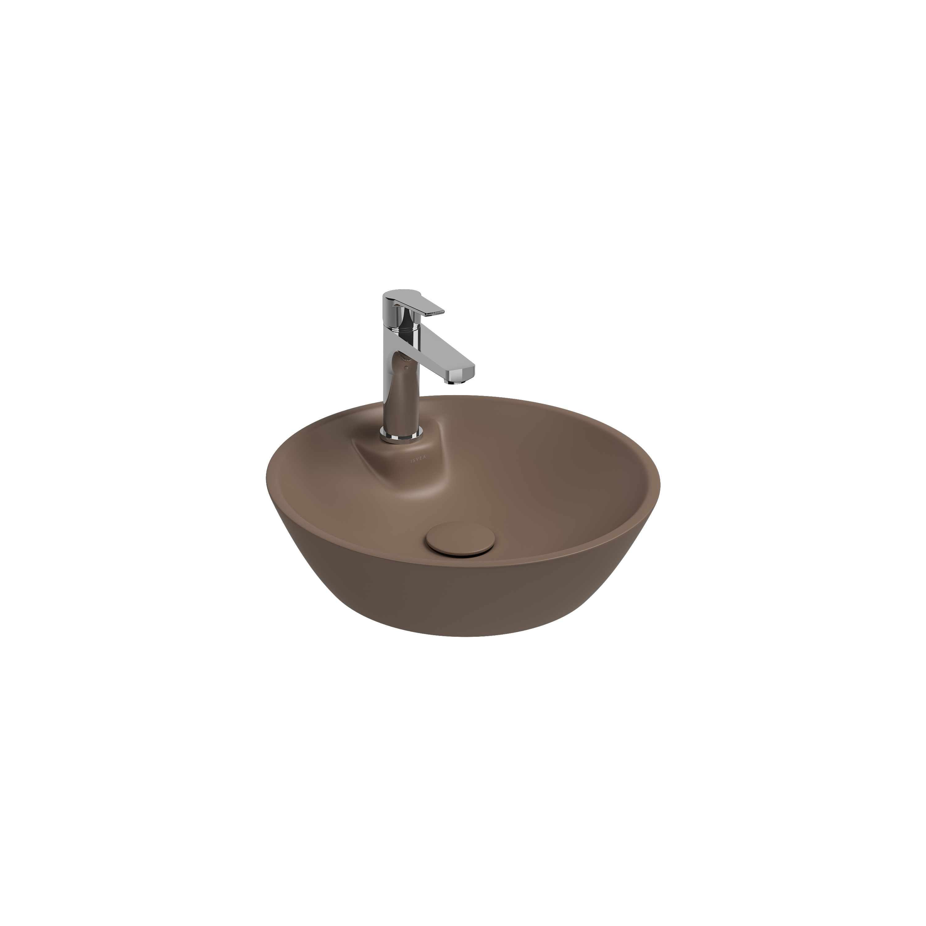 SistemaY Soft Bowl Washbasin 45 cm Taupe