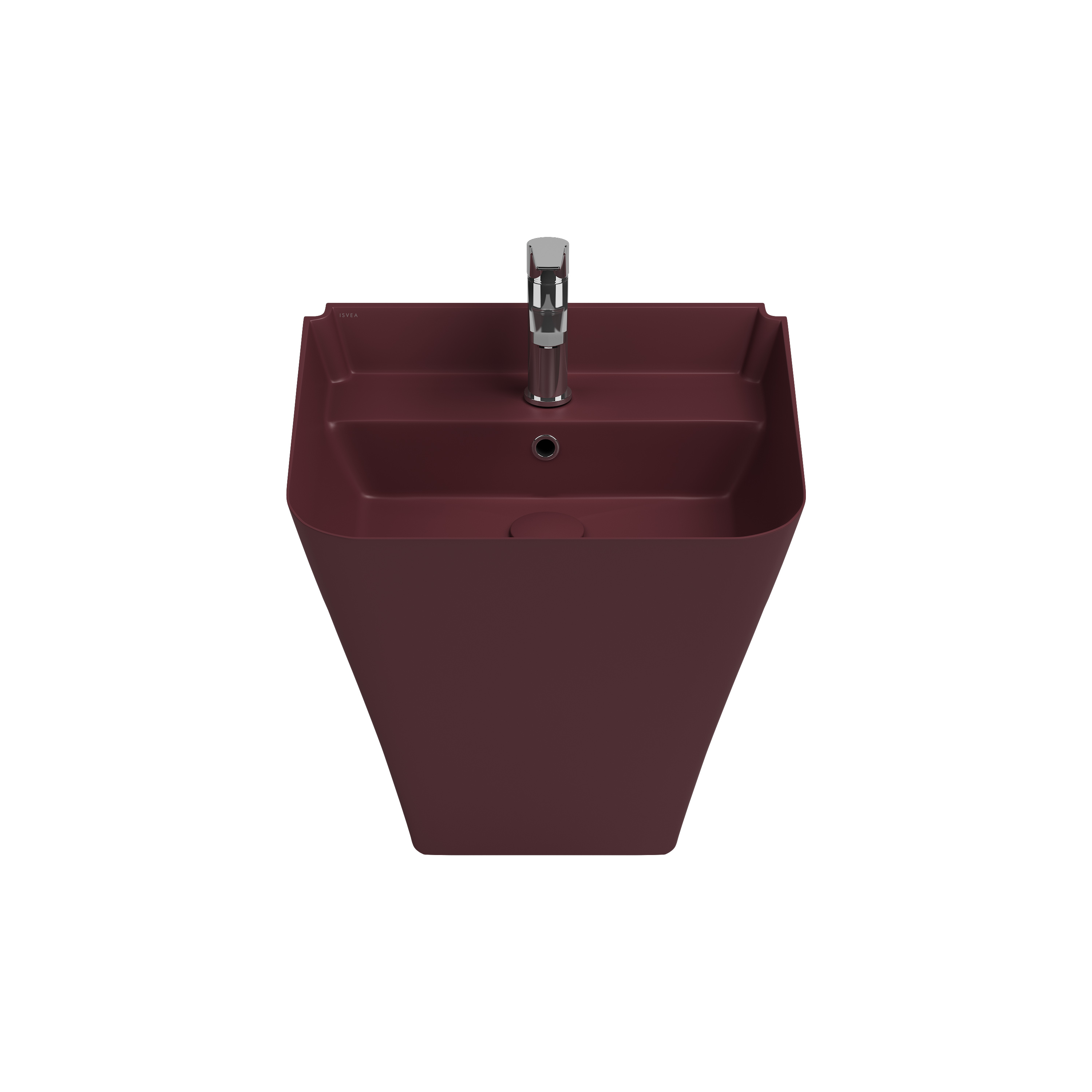 Sott Aqua Asma Monoblok Lavabo 50 cm Rustik Bordo