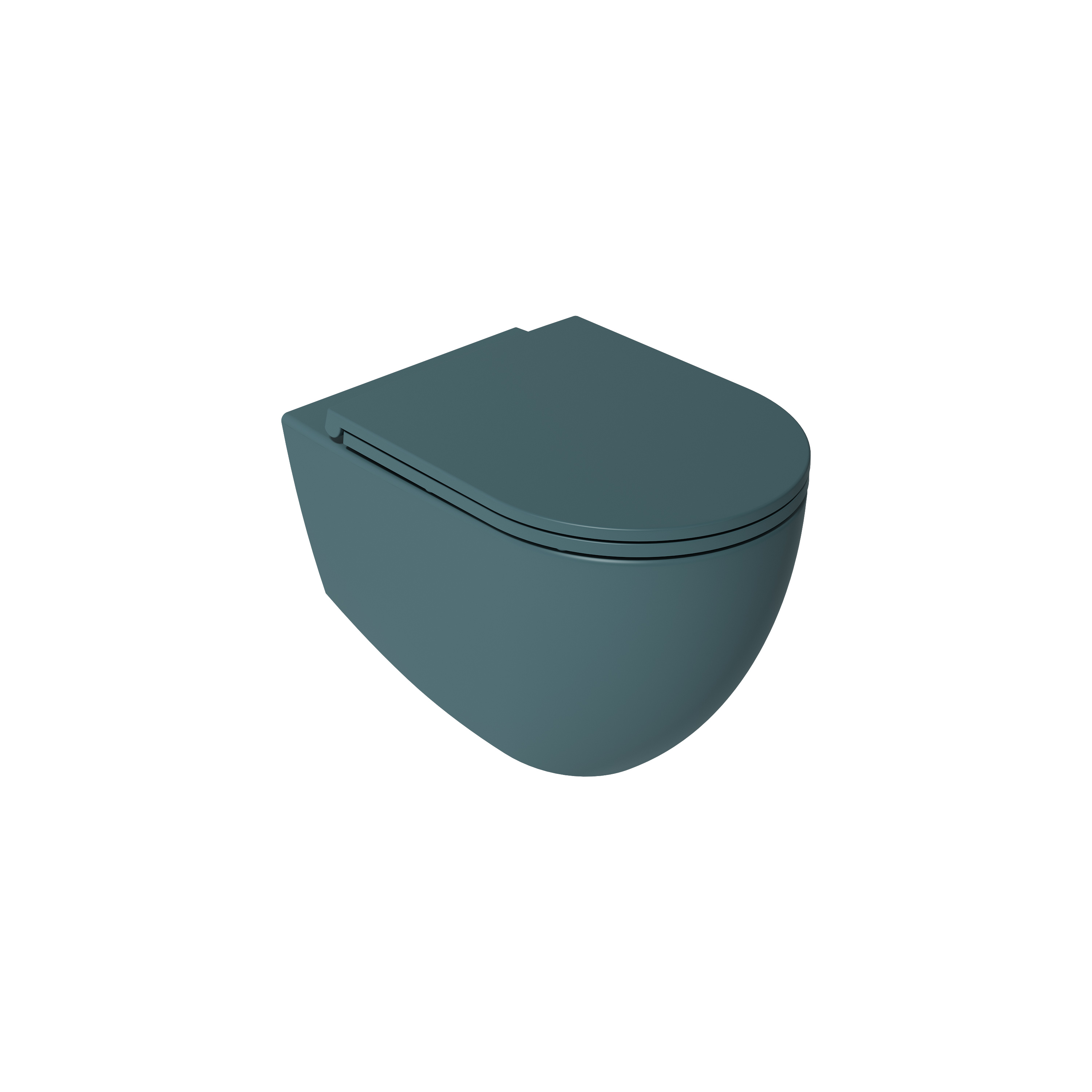 Infinity Clearim Plus Wall-hung WC Petrol Green