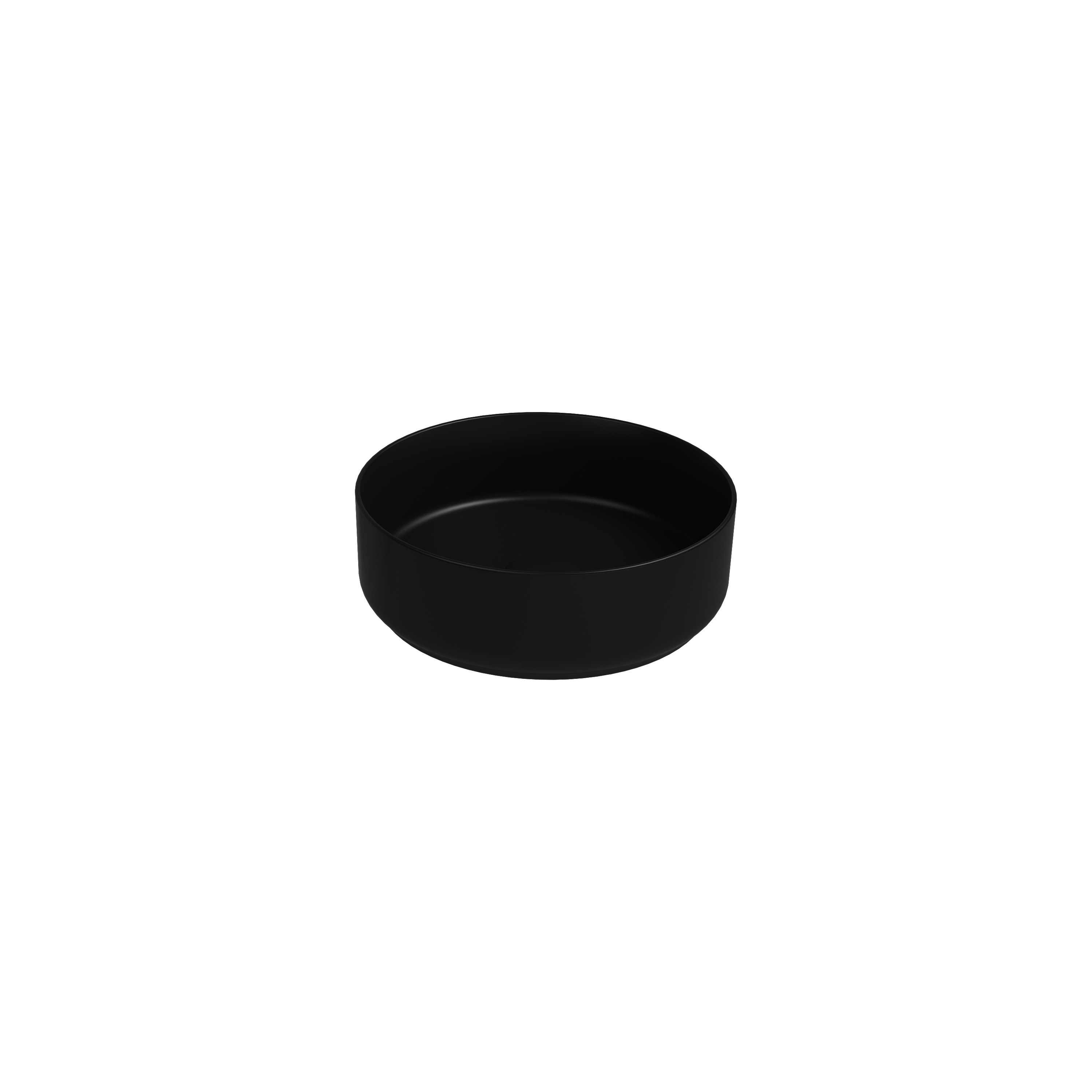 Infinity Counter Top Washbasin 36 cm Black