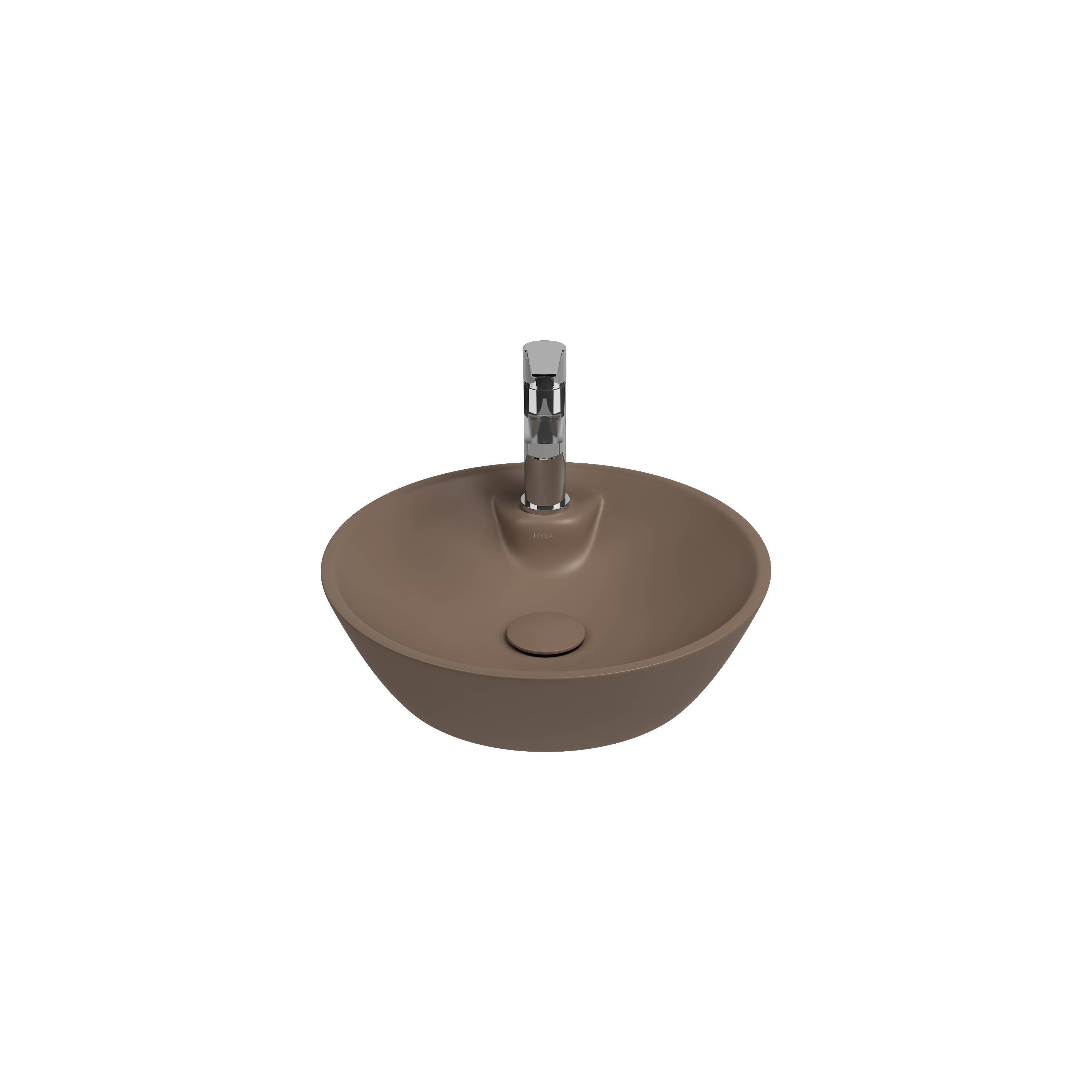 SistemaY Soft Bowl Washbasin 45 cm Taupe