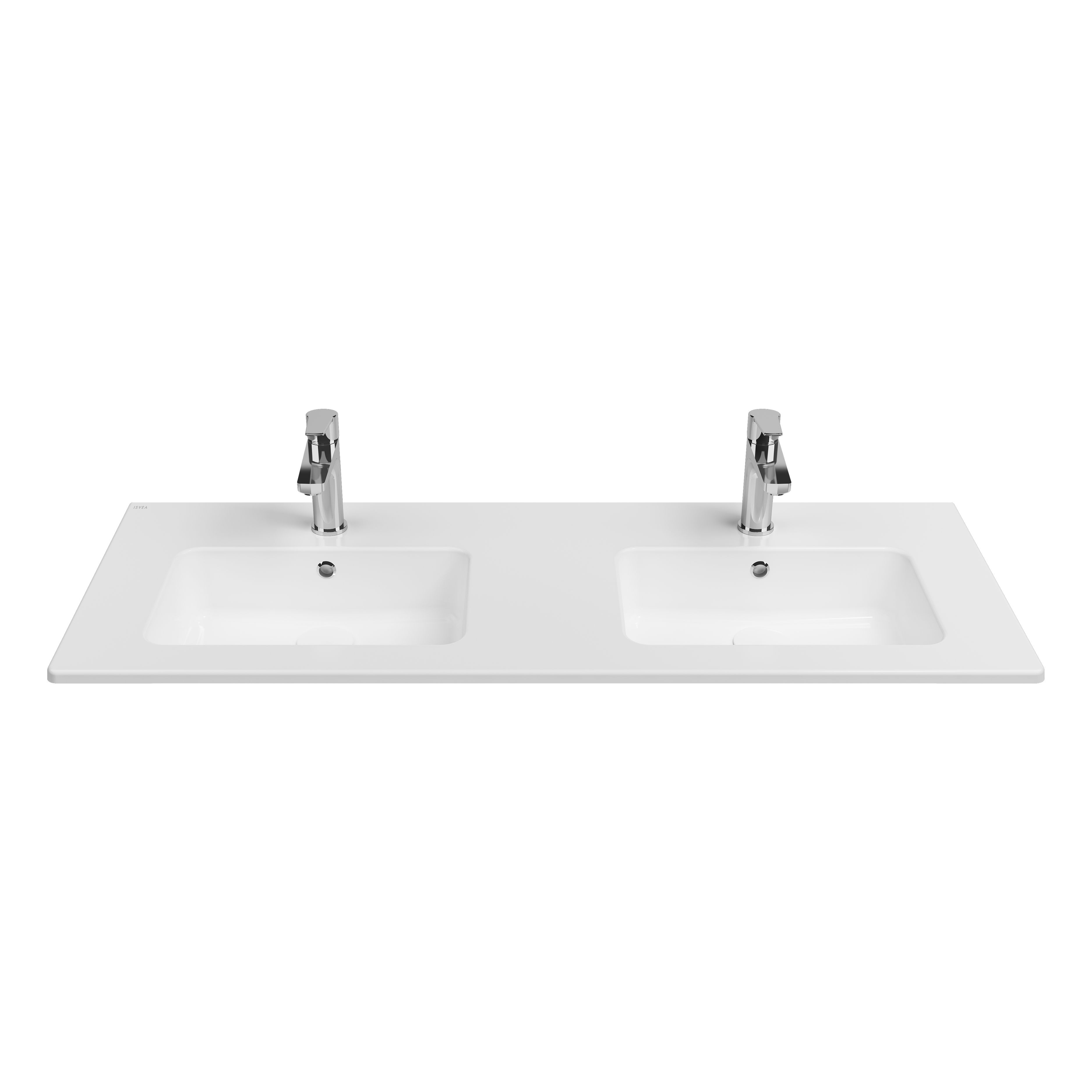 SistemaT Flat Lavabo 121 cm Çift Hazneli