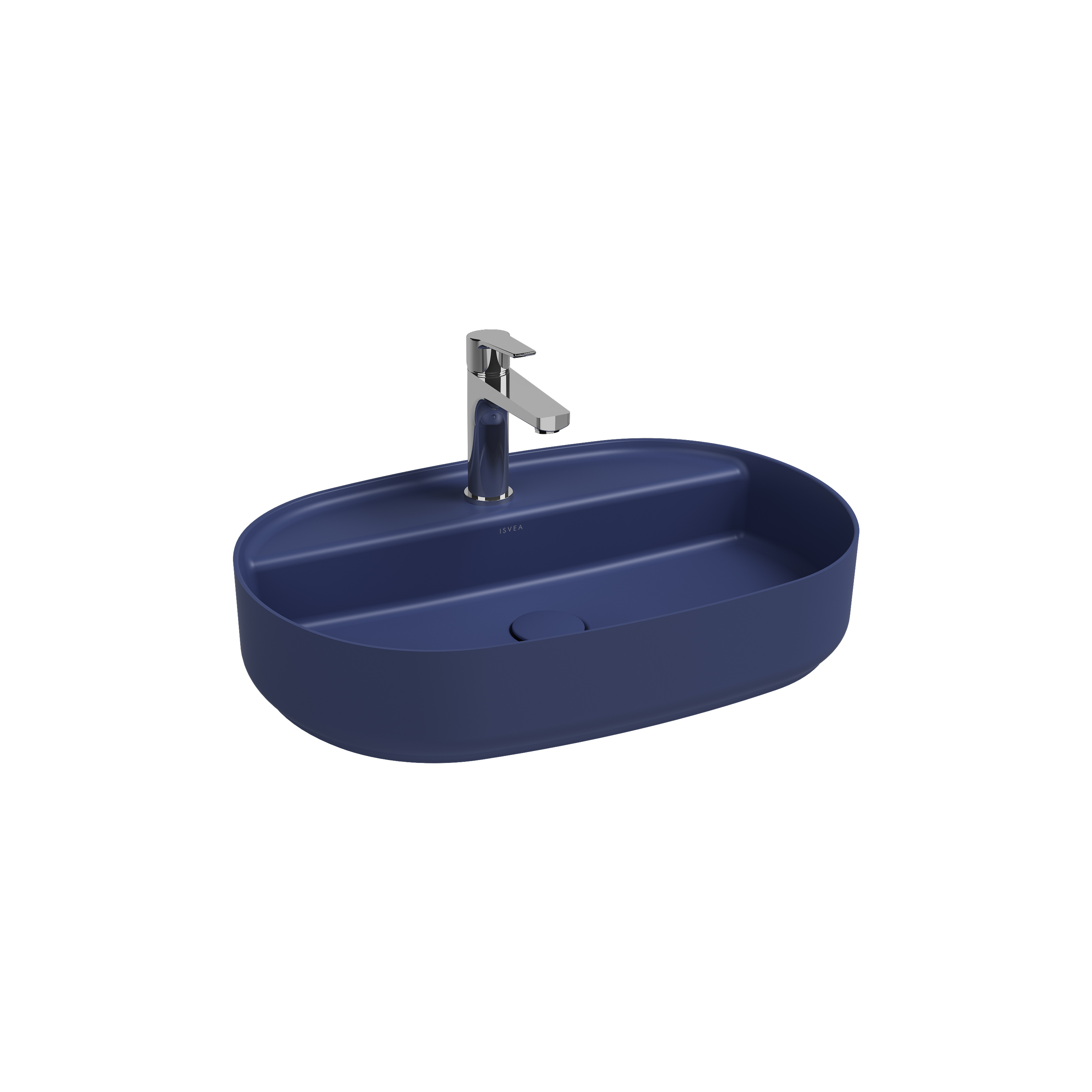 Infinity Counter Top Washbasin 60 cm Isvea Blue