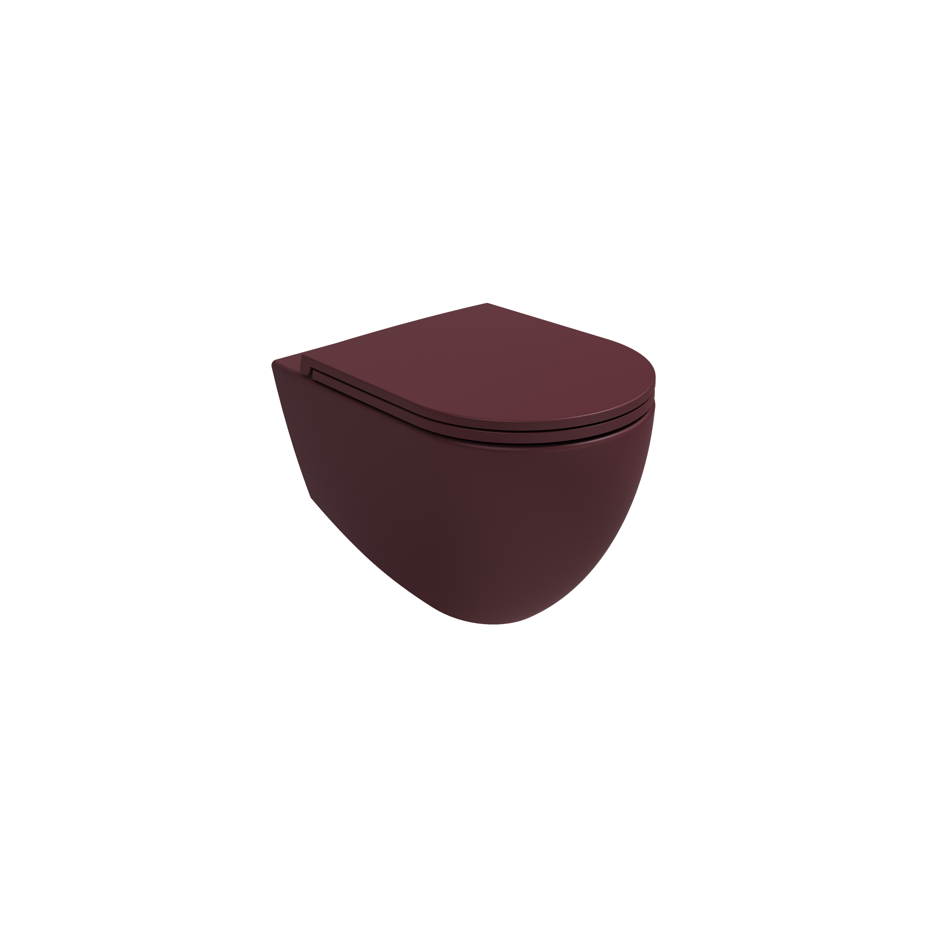 Infinity Clearim Plus Wall-hung WC Maroon Red