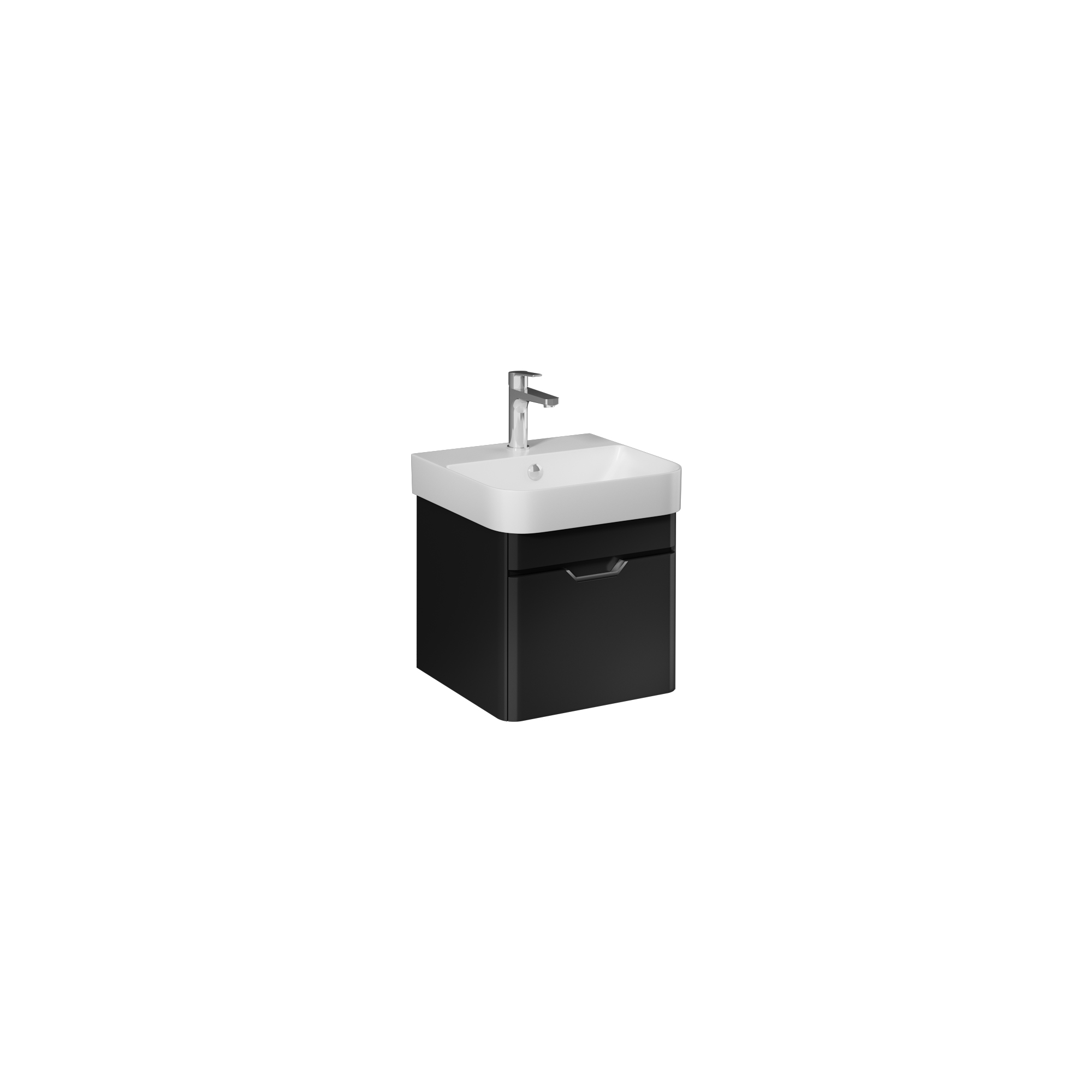 Fonte 48cm Washbasin Unit With Single Drawer (10SQ50048SV included) Gri